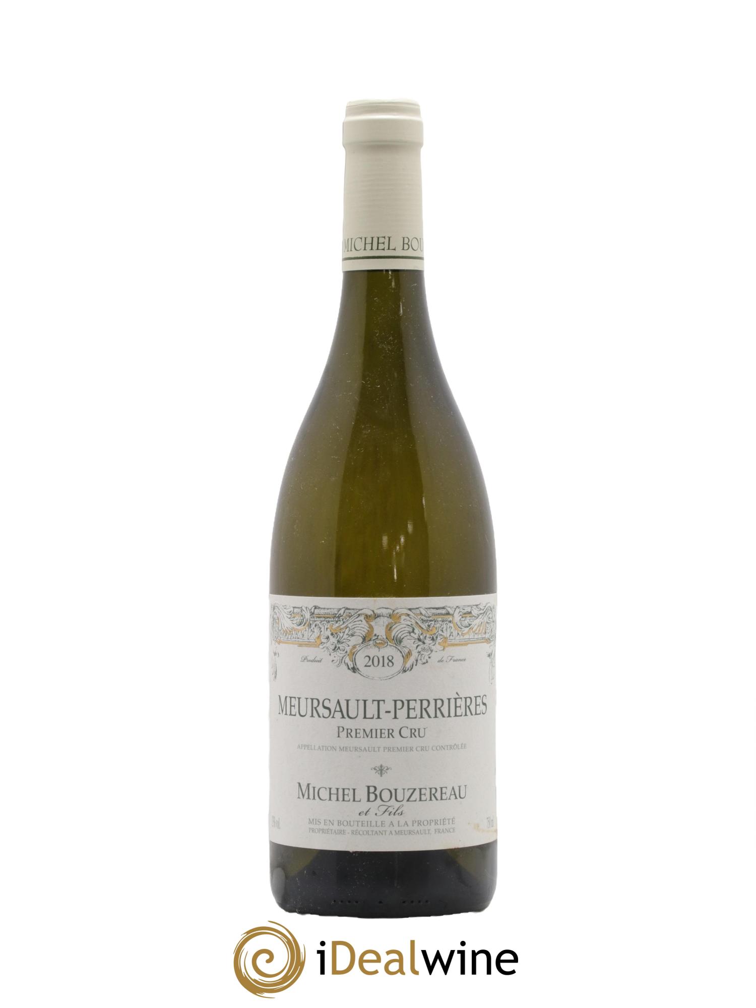 Meursault 1er Cru Perrières Michel Bouzereau et Fils (Domaine) 2018 - Lot of 1 bottle - 0