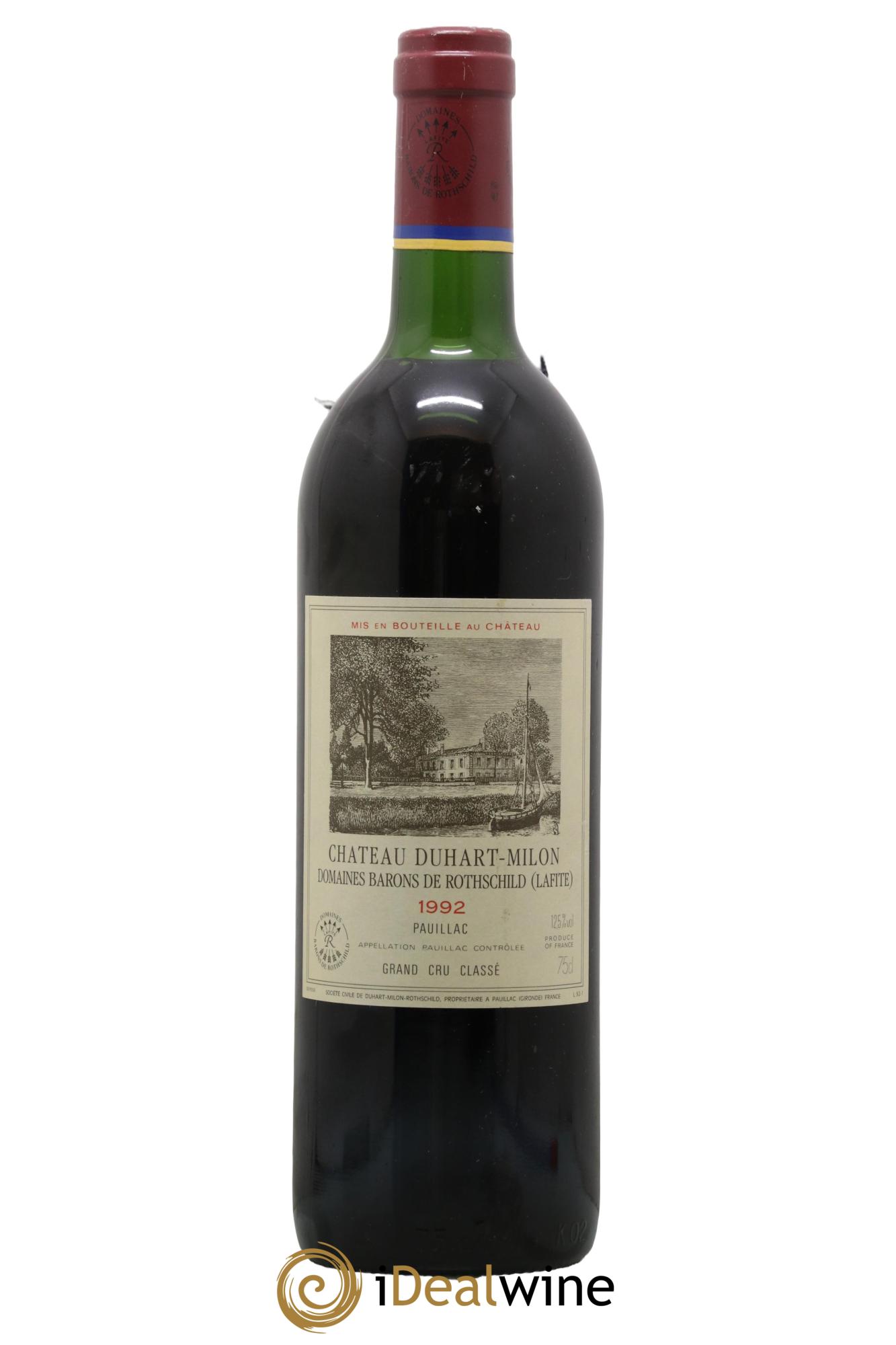 Château Duhart-Milon 4ème Grand Cru Classé 1992 - Lot de 1 bouteille - 0