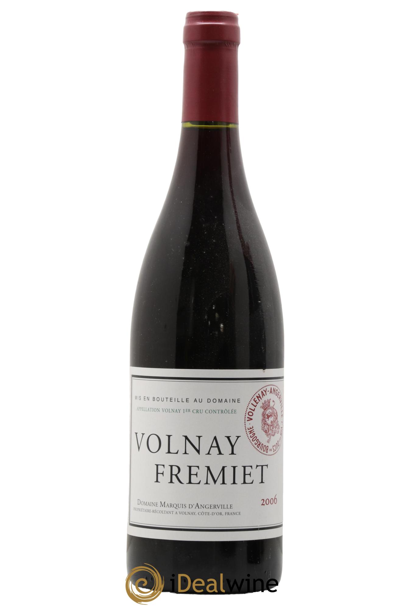 Volnay 1er Cru Frémiet Marquis d'Angerville (Domaine) 2006 - Lot of 1 bottle - 0