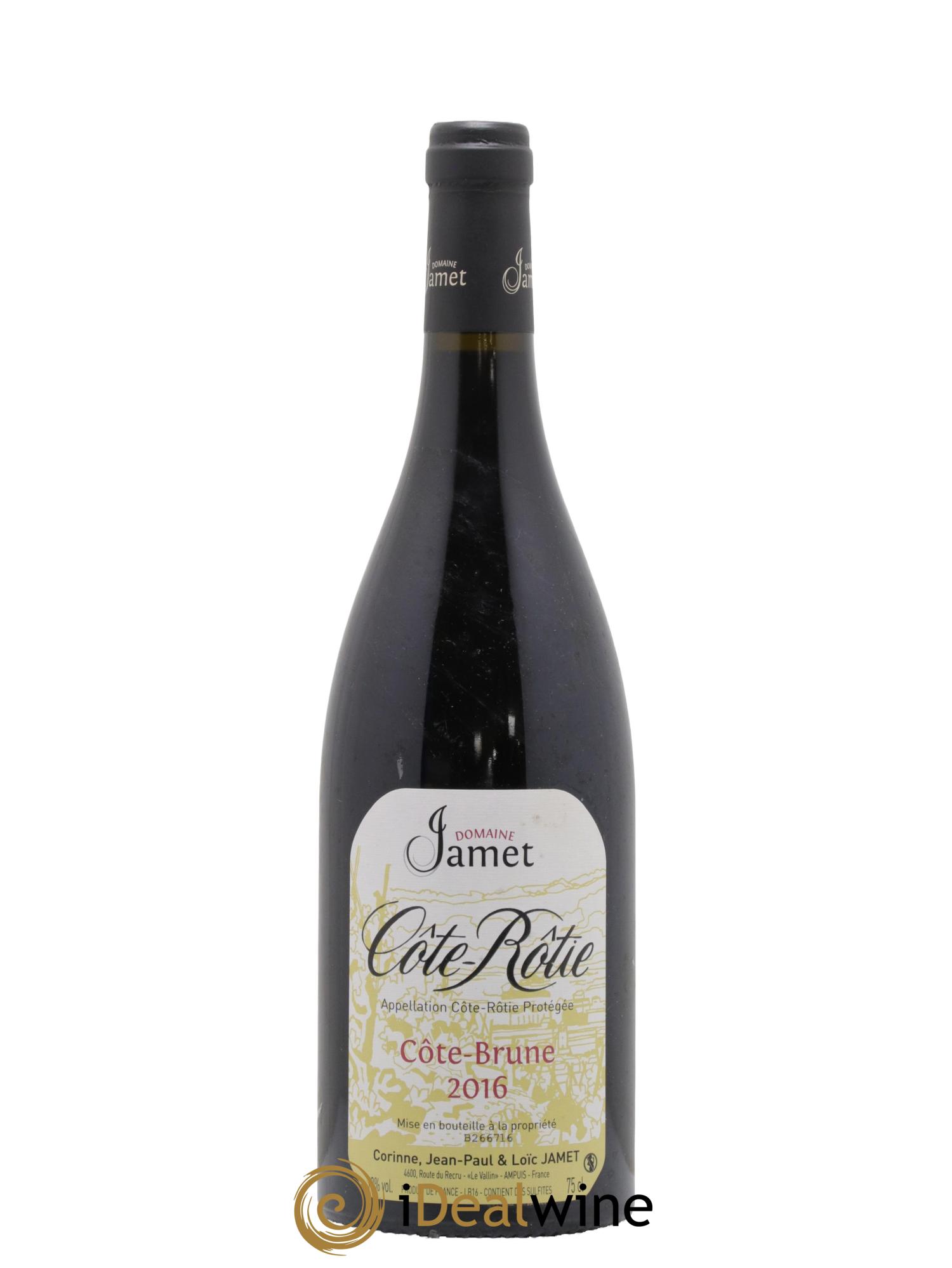 Côte-Rôtie Côte Brune Jamet (Domaine) 2016 - Posten von 1 Flasche - 0