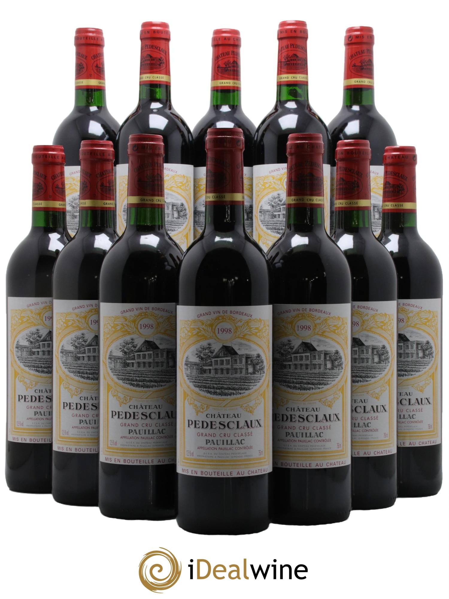 Château Pedesclaux 5ème Grand Cru Classé 1998 - Posten von 12 Flaschen - 0