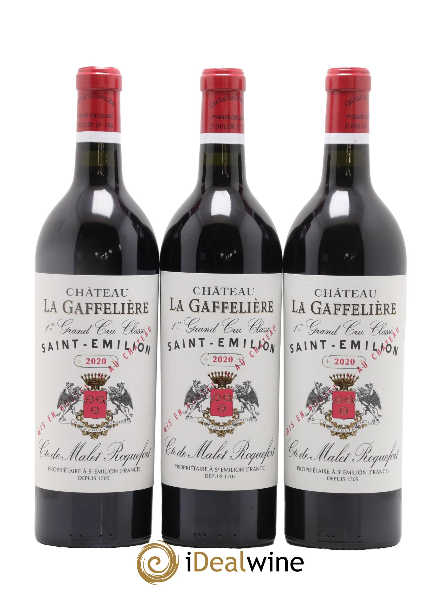 Château la Gaffelière 1er Grand Cru Classé B 2020 - Lot de 12 bouteilles - 1