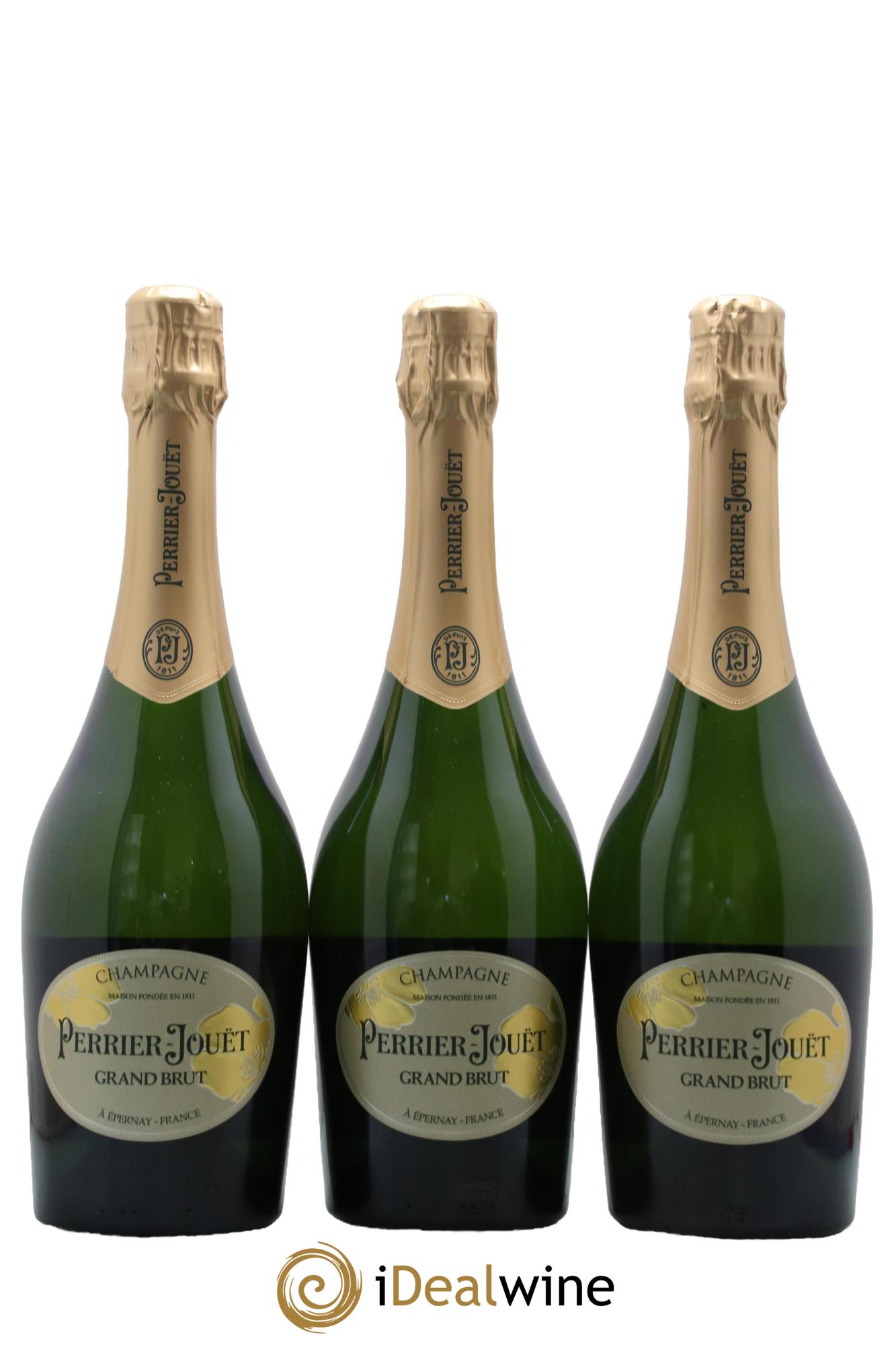 Grand Brut Perrier-Jouët - Lotto di 3 bottiglie - 0