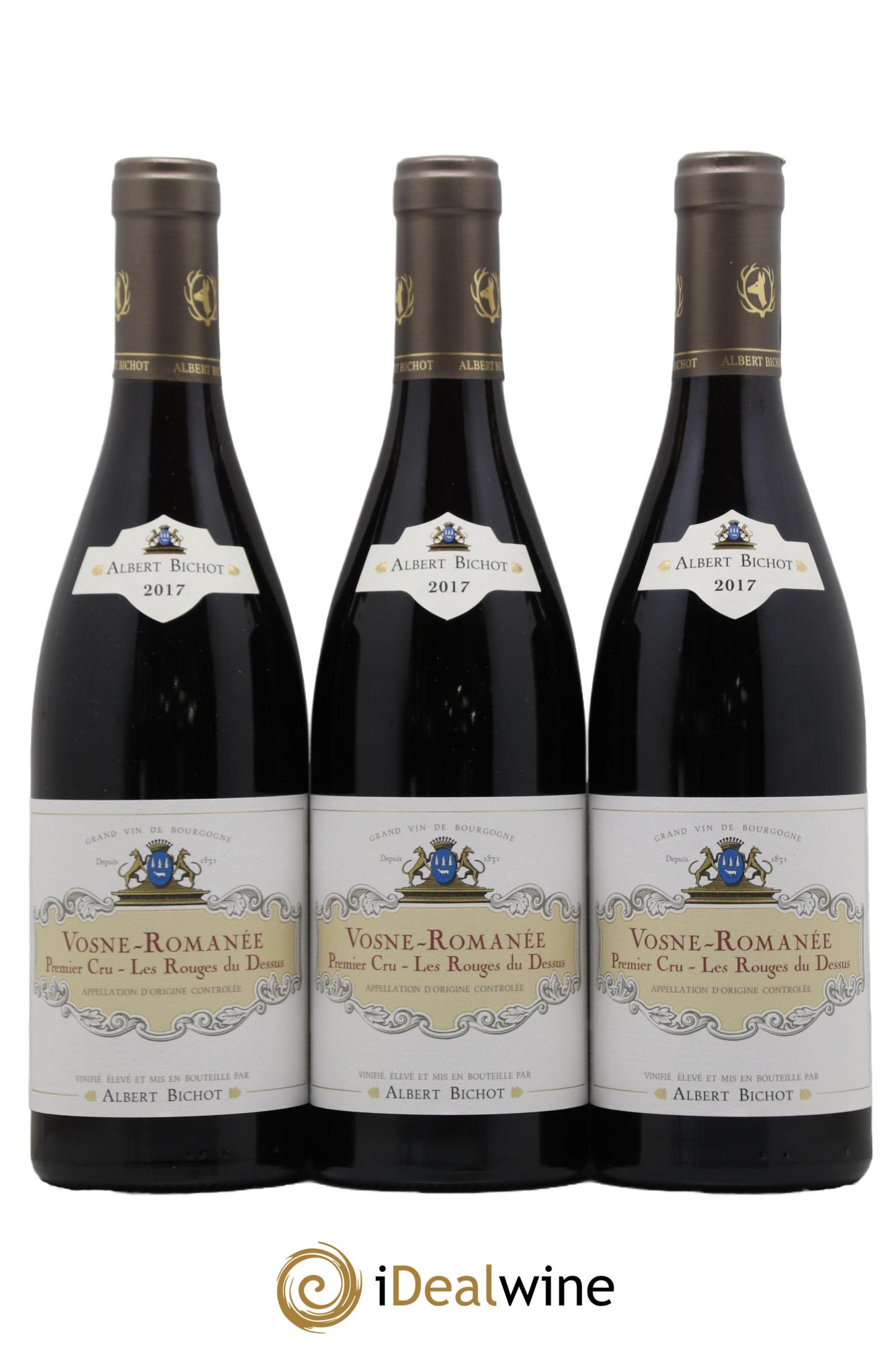 Vosne-Romanée 1er Cru Les Rouges du Dessus Albert Bichot 2017 - Lot of 6 bottles - 1