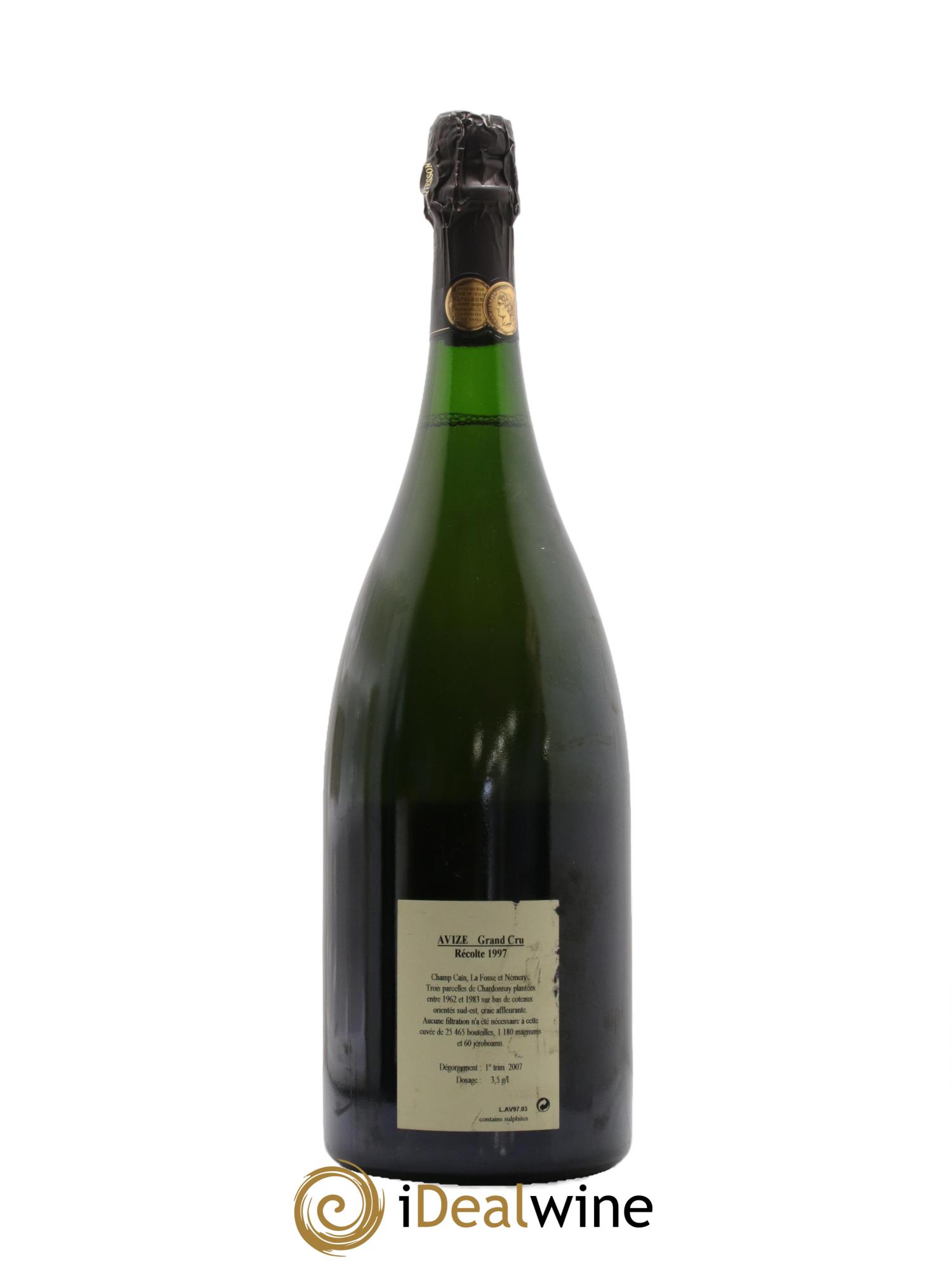 Champagne Avize Grand Cru Jacquesson 1997 - Lot of 1 magnum - 1