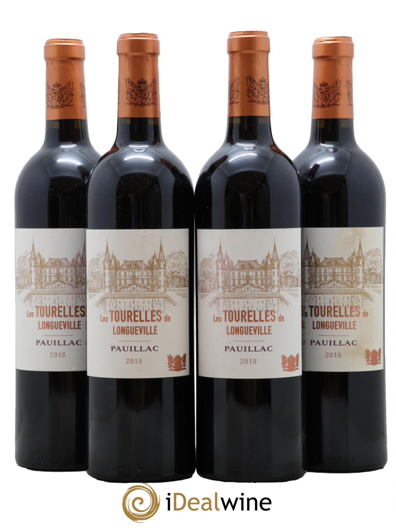 Les Tourelles de Longueville Second Vin 2018 - Posten von 4 Flaschen - 0