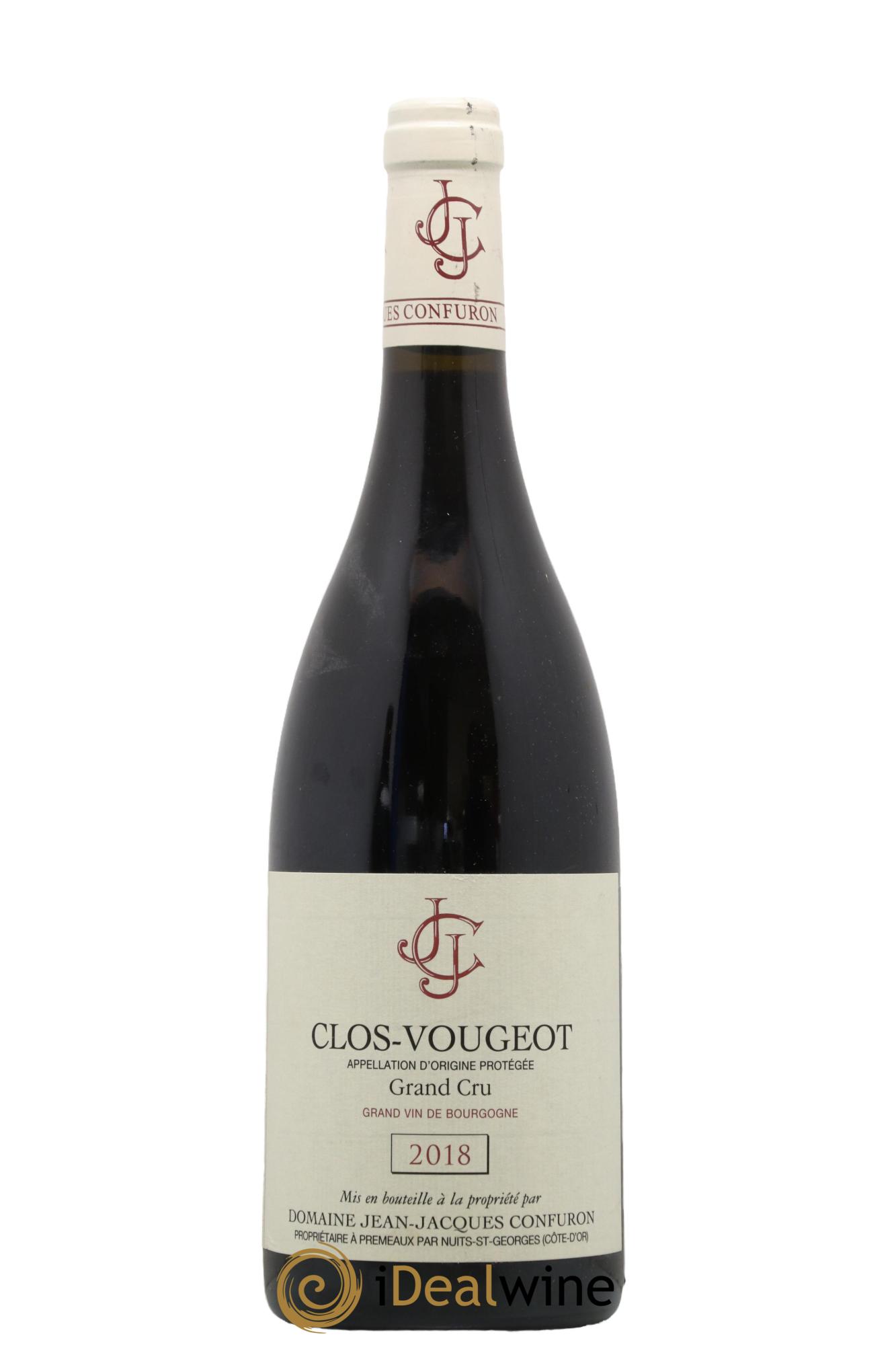 Clos de Vougeot Grand Cru Jean-Jacques Confuron 2018 - Lot of 1 bottle - 0