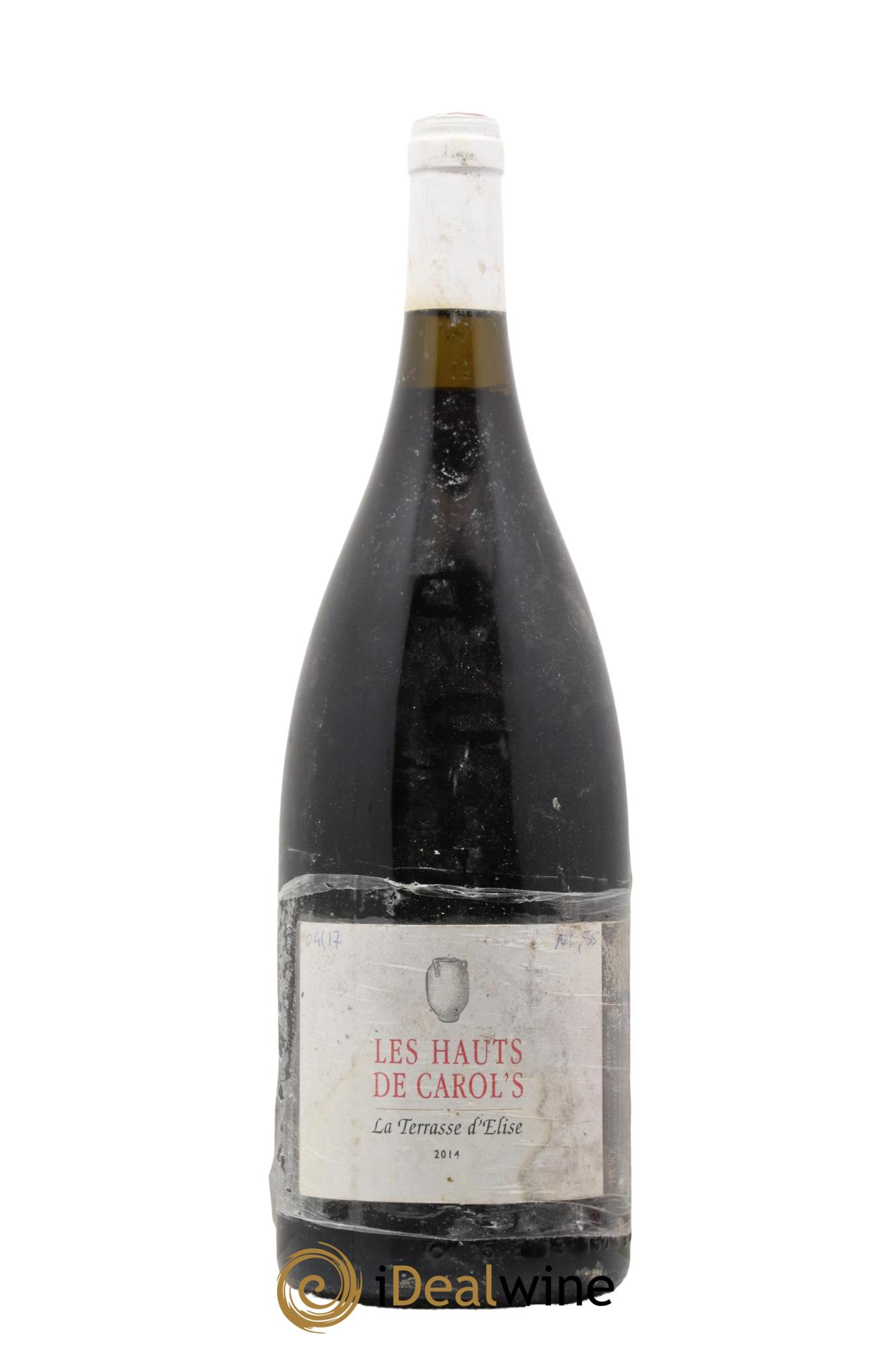 IGP Pays d'Hérault Les Hauts de Carol's Terrasse d'Elise (Domaine de la) 2014 - Lot de 1 magnum - 0