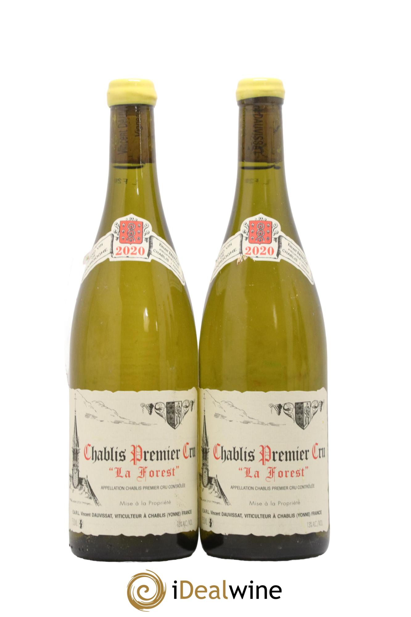 Chablis 1er Cru La Forest Vincent Dauvissat (Domaine) 2020 - Posten von 2 Flaschen - 0