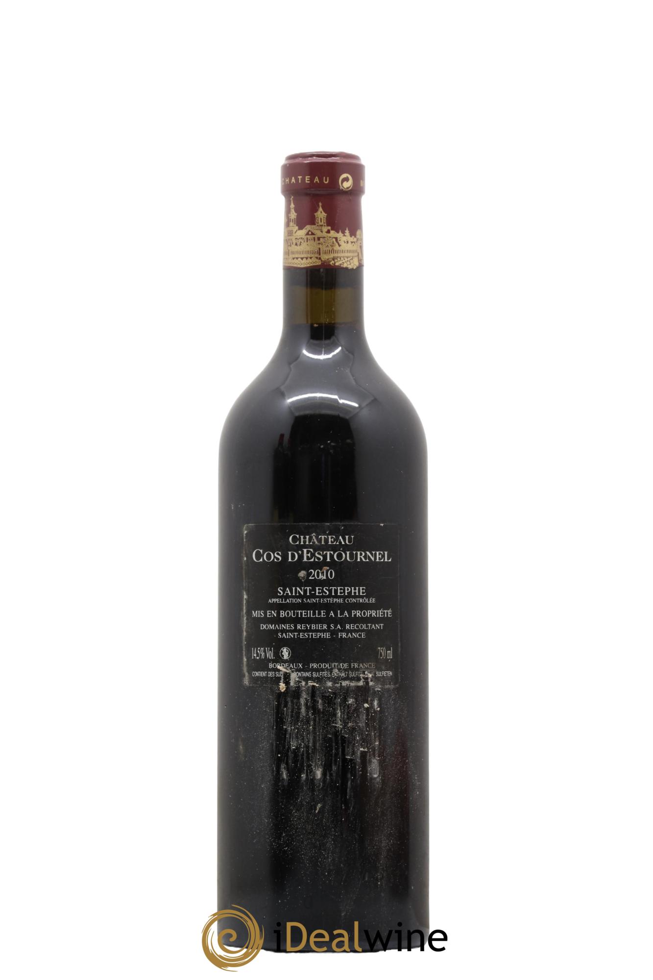 Cos d'Estournel 2ème Grand Cru Classé 2010 - Lotto di 1 bottiglia - 1