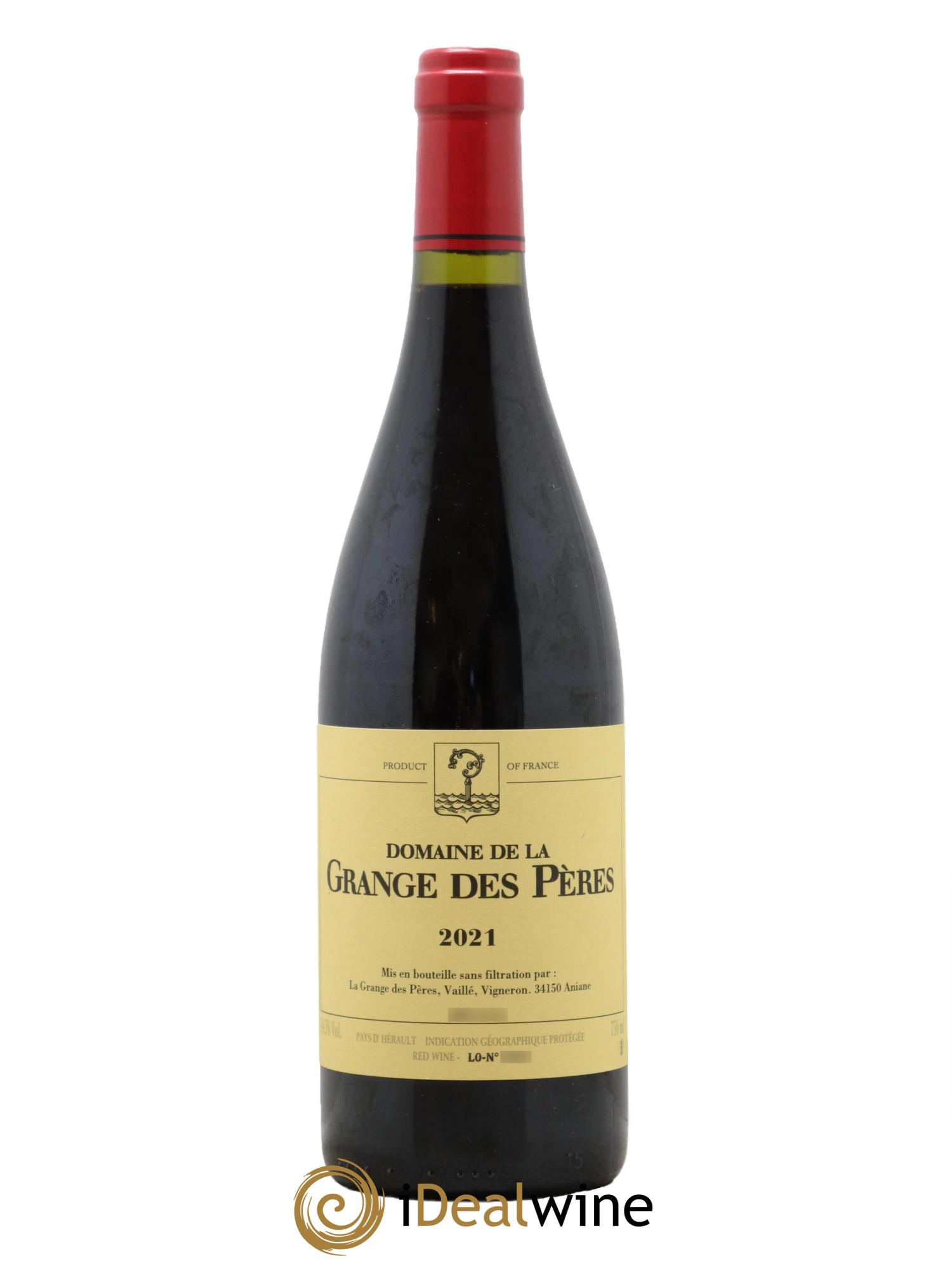 IGP Pays d'Hérault Grange des Pères Laurent Vaillé 2021 - Lot of 1 bottle - 0