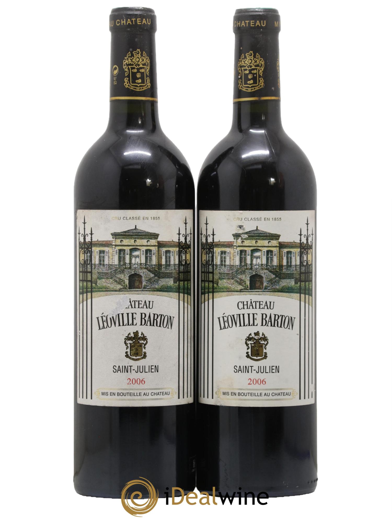 Château Léoville Barton 2ème Grand Cru Classé 2006 - Posten von 2 Flaschen - 0