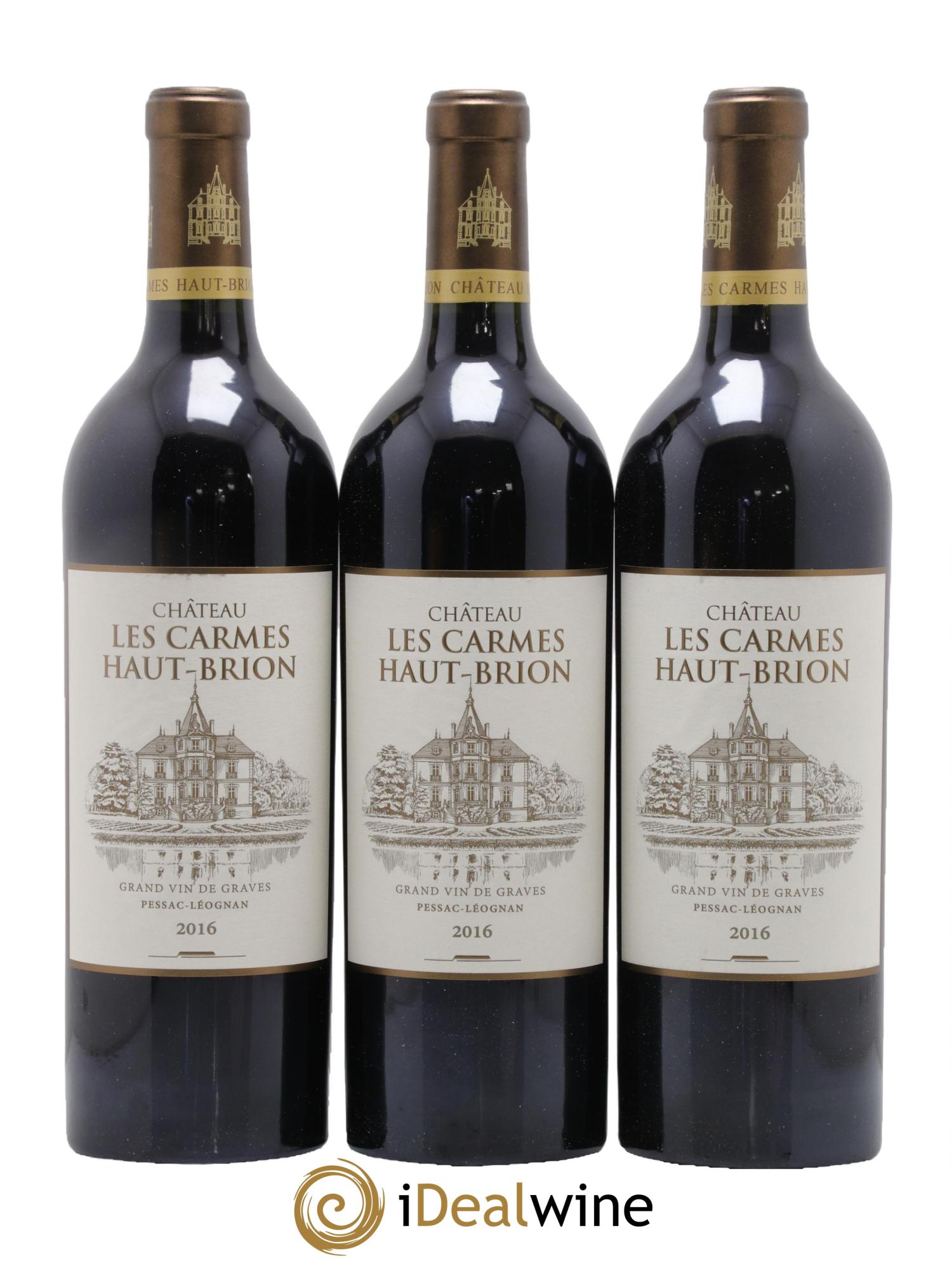 Château Les Carmes Haut-Brion 2016 - Lot of 6 bottles - 1