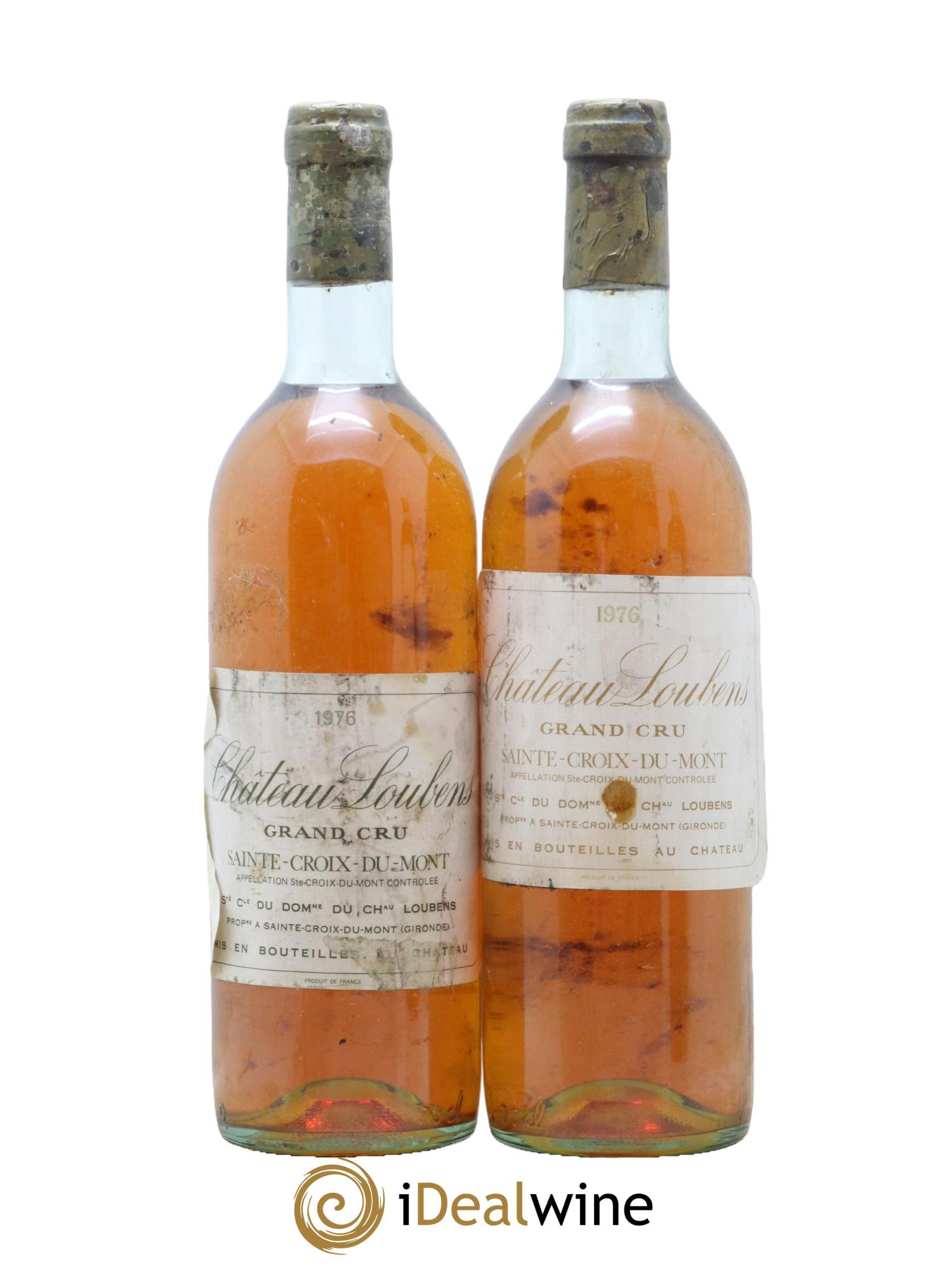 Sainte-Croix-du-Mont Chateau Loubens 1976 - Lot of 2 bottles - 0