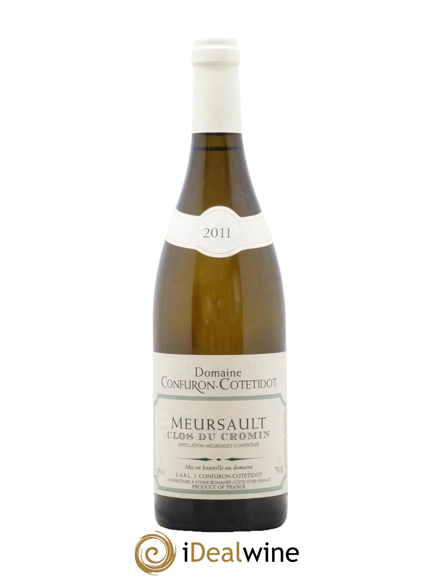 Meursault Clos du Cromin Confuron-Cotetidot 2011 - Lot of 1 bottle - 0