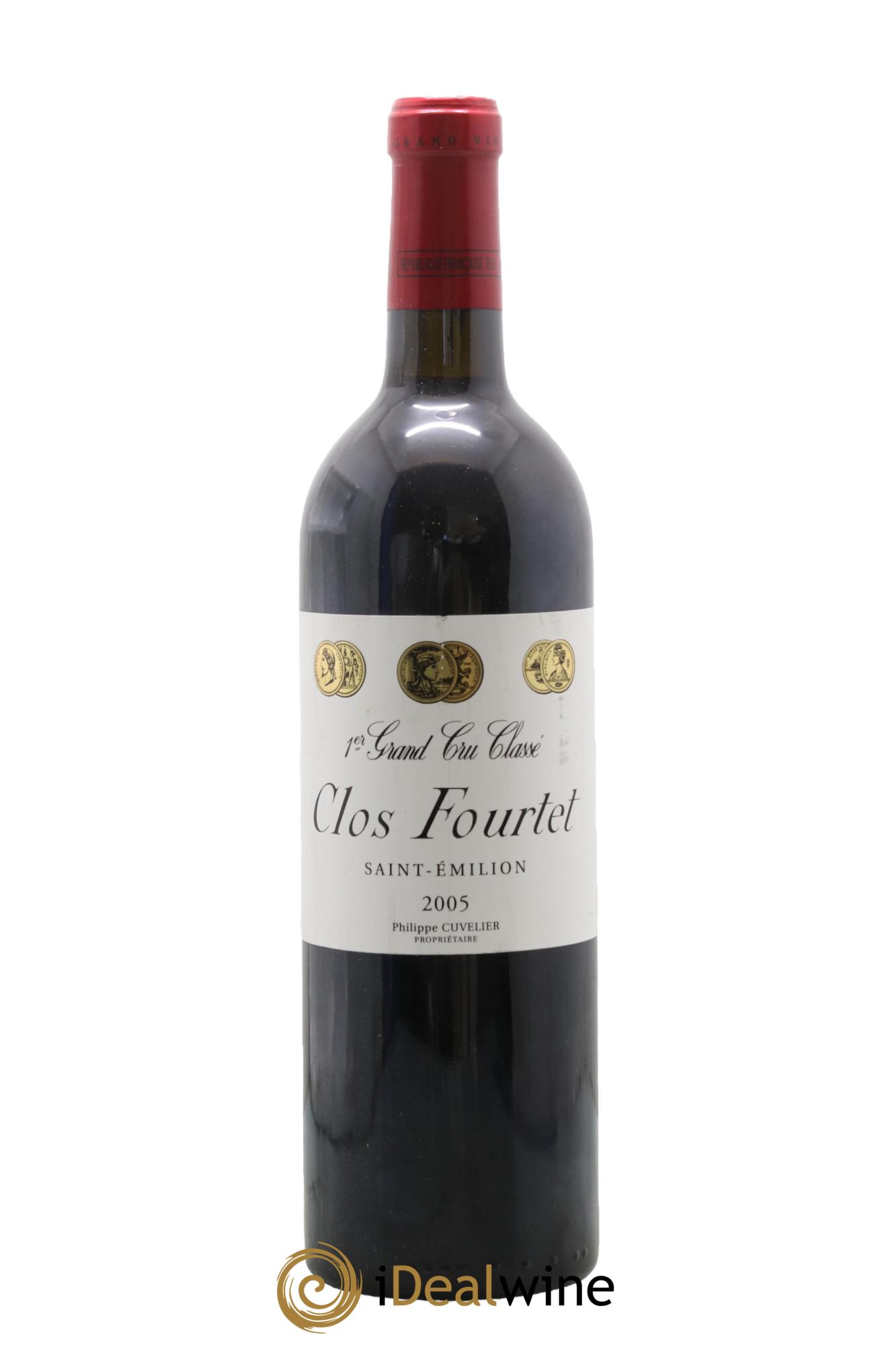 Clos Fourtet 1er Grand Cru Classé B 2005 - Lot of 1 bottle - 0