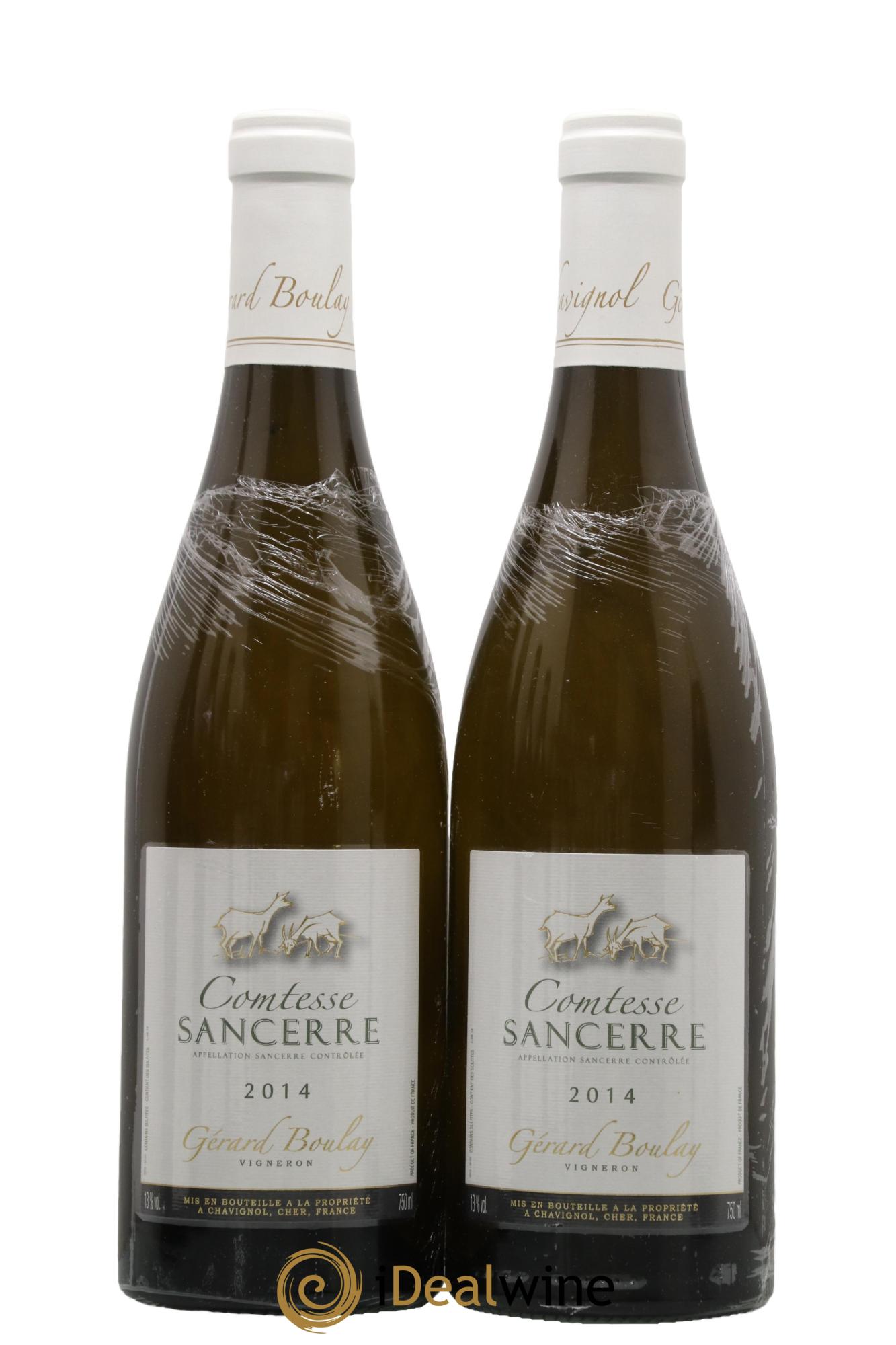 Sancerre Comtesse Gérard Boulay 2014 - Lot of 2 bottles - 0