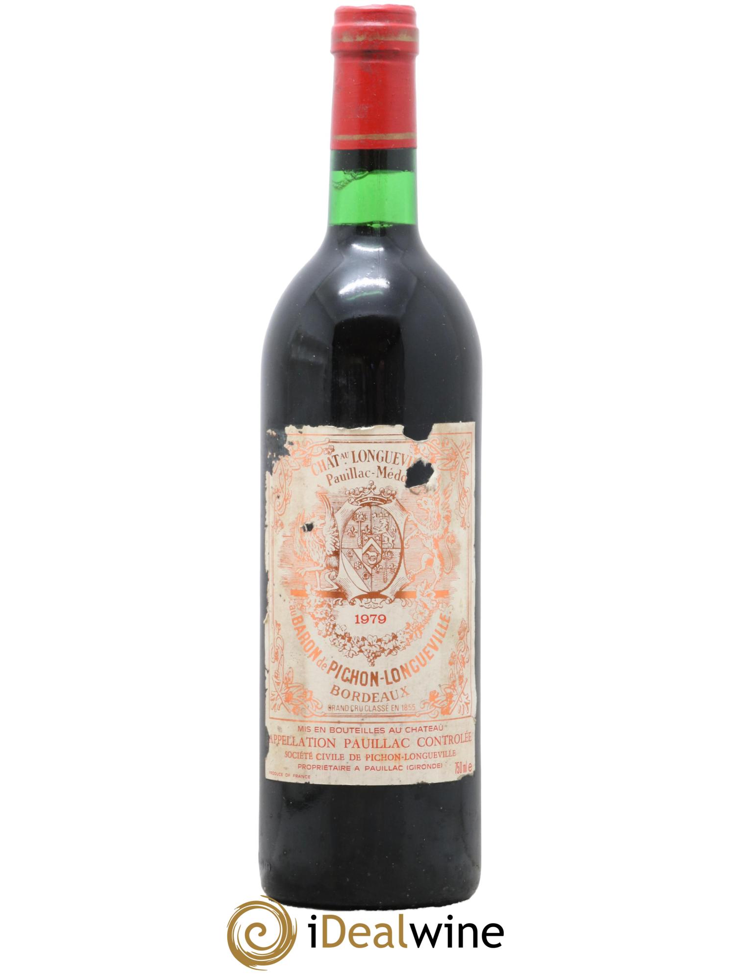 Pichon Longueville Baron 2ème Grand Cru Classé 1979 - Posten von 1 Flasche - 0