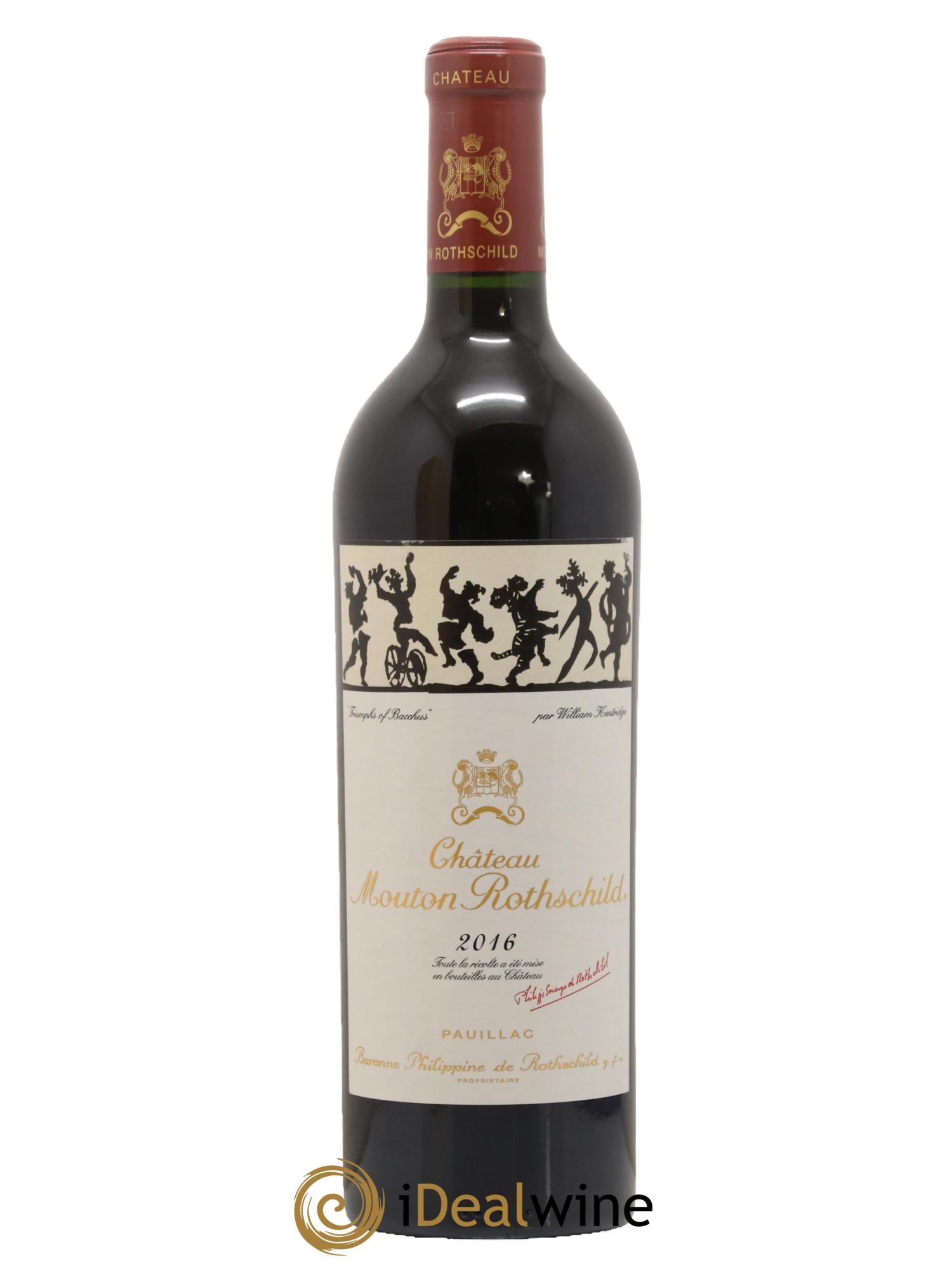 Château Mouton Rothschild 1er Grand Cru Classé 2016 - Posten von 1 Flasche - 1