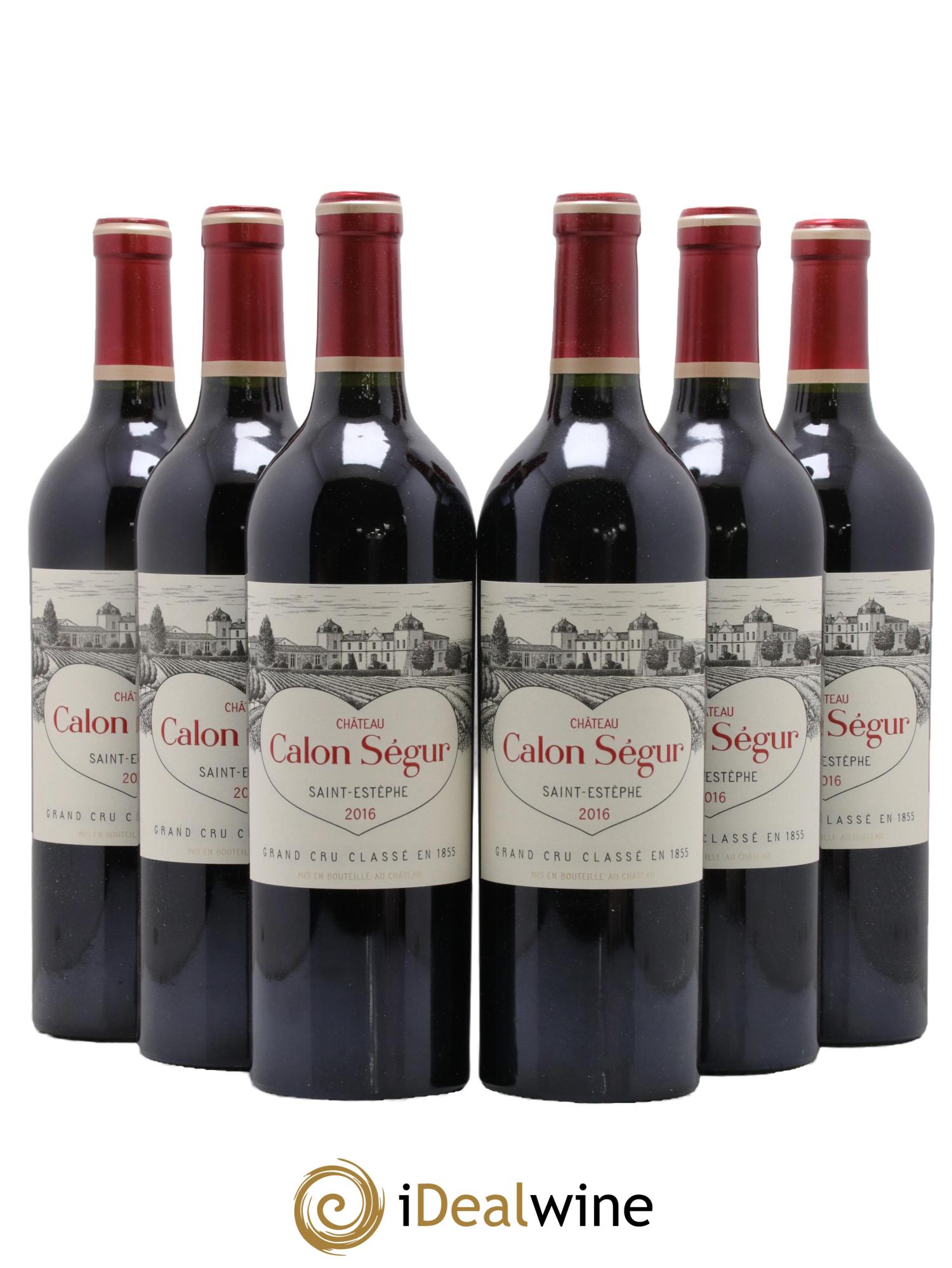 Château Calon Ségur 3ème Grand Cru Classé 2016 - Lot de 6 bouteilles - 0