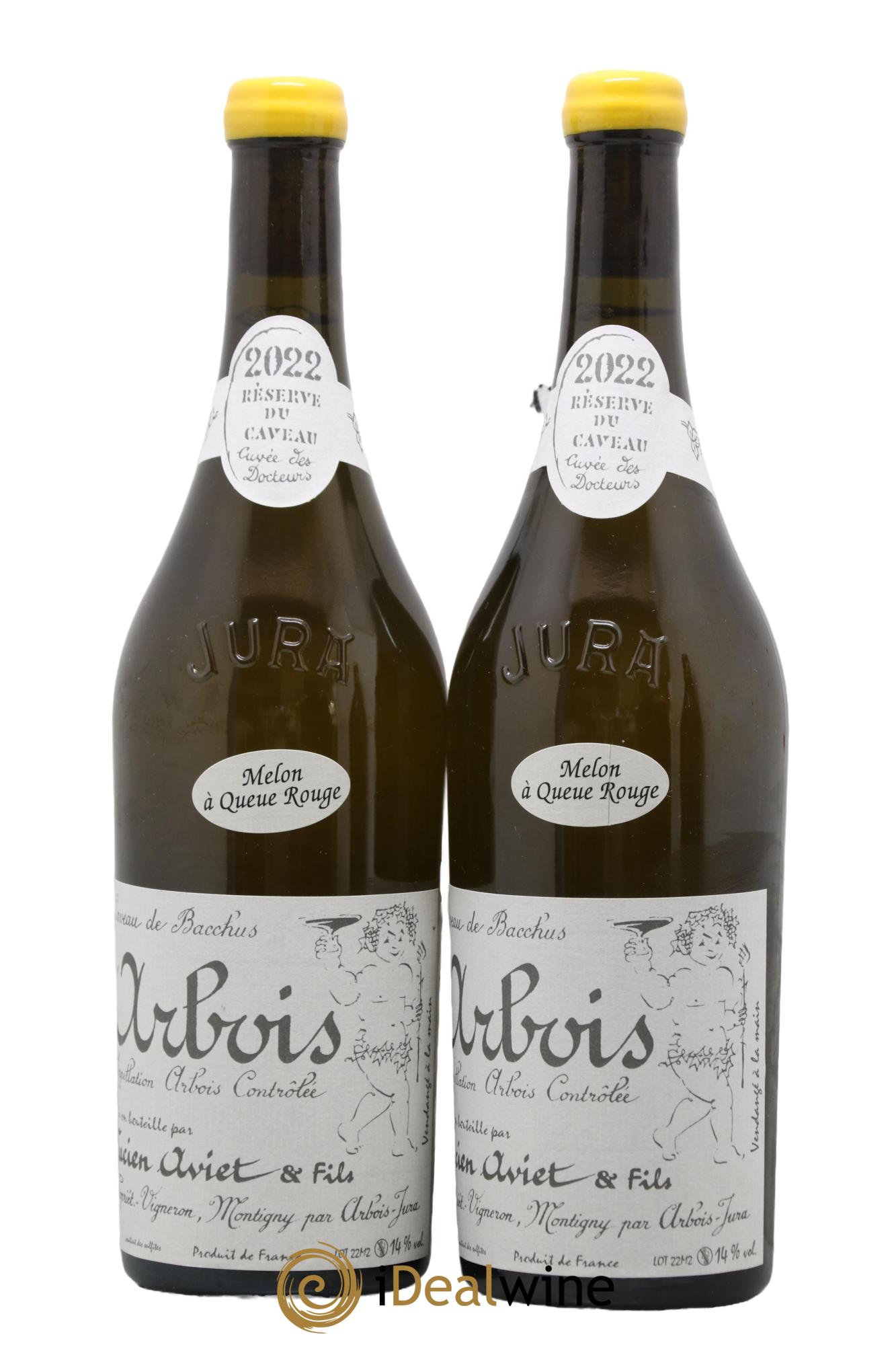 Arbois Melon à Queue Rouge Cuvée des Docteurs Lucien Aviet (Domaine) 2022 - Lot of 2 bottles - 0