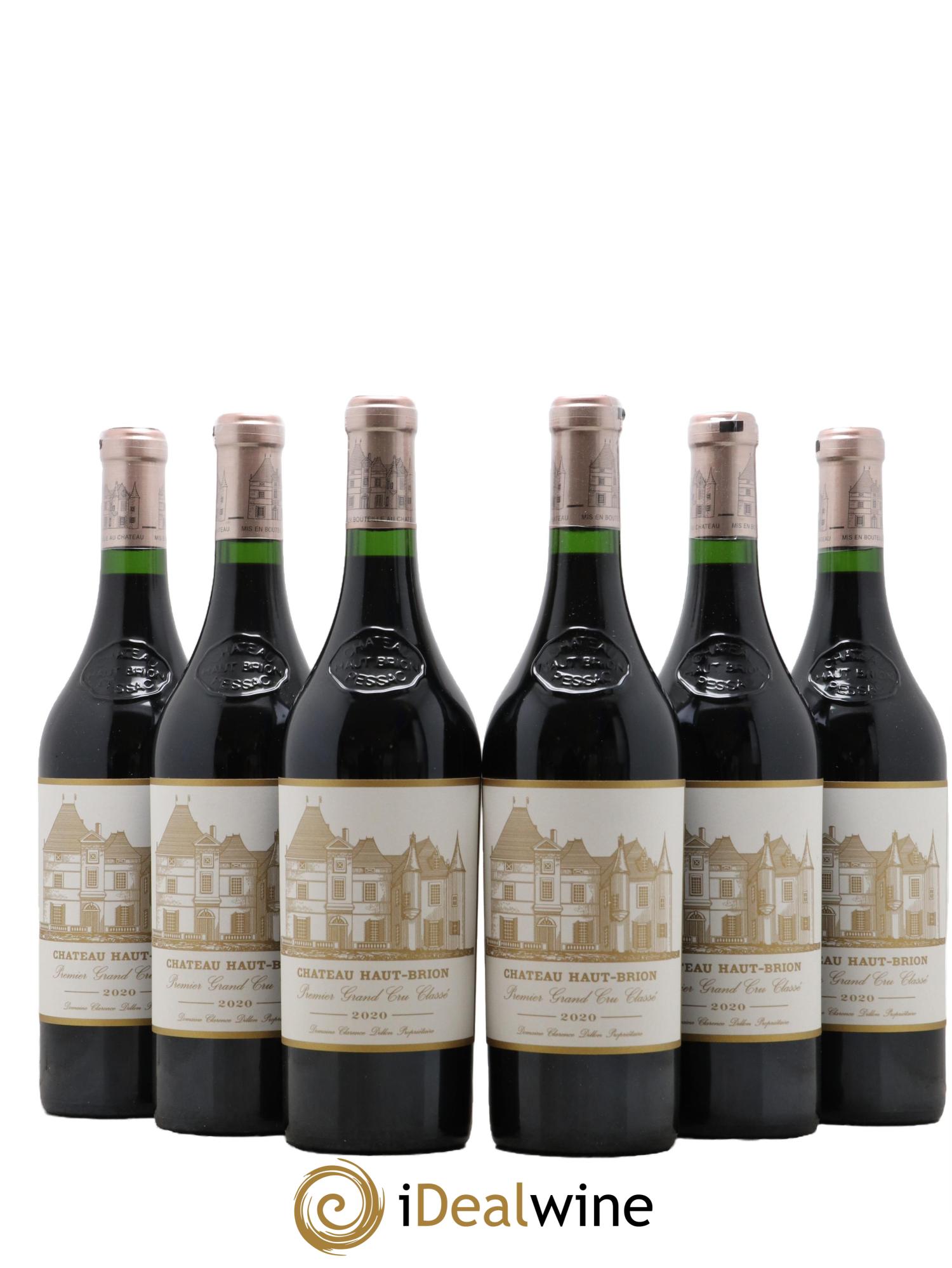 Château Haut Brion 1er Grand Cru Classé 2020 - Lotto di 6 bottiglie - 0