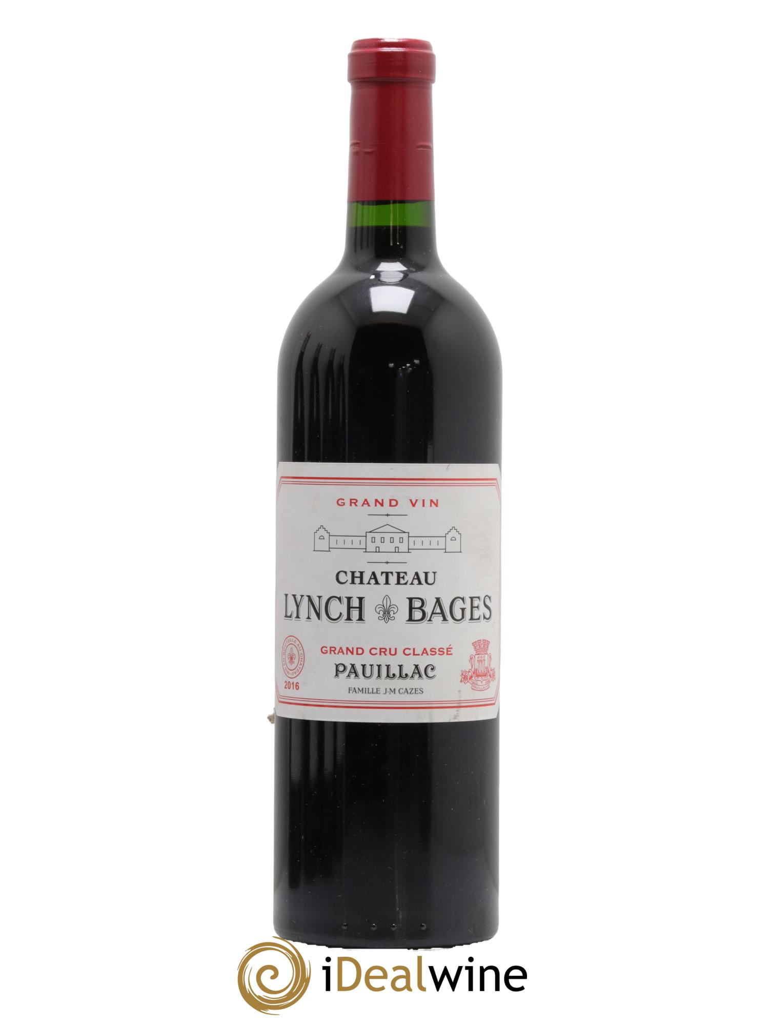 Château Lynch Bages 5ème Grand Cru Classé  2016 - Lot de 1 bouteille - 0