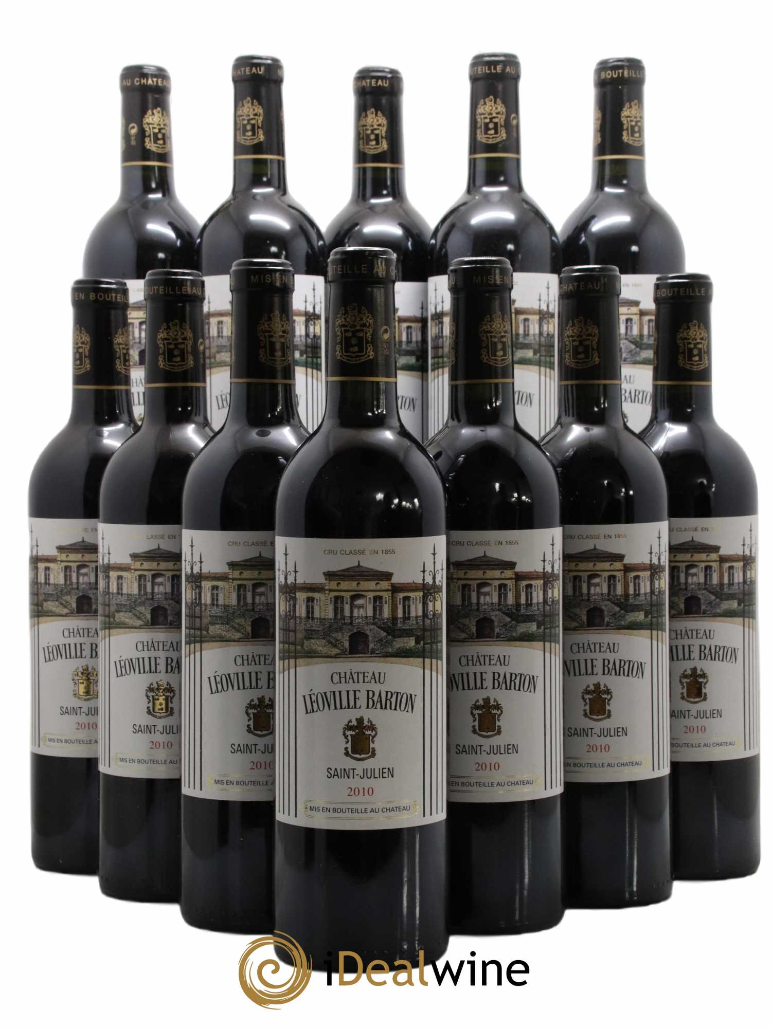 Château Léoville Barton 2ème Grand Cru Classé 2010 - Lot of 12 bottles - 0