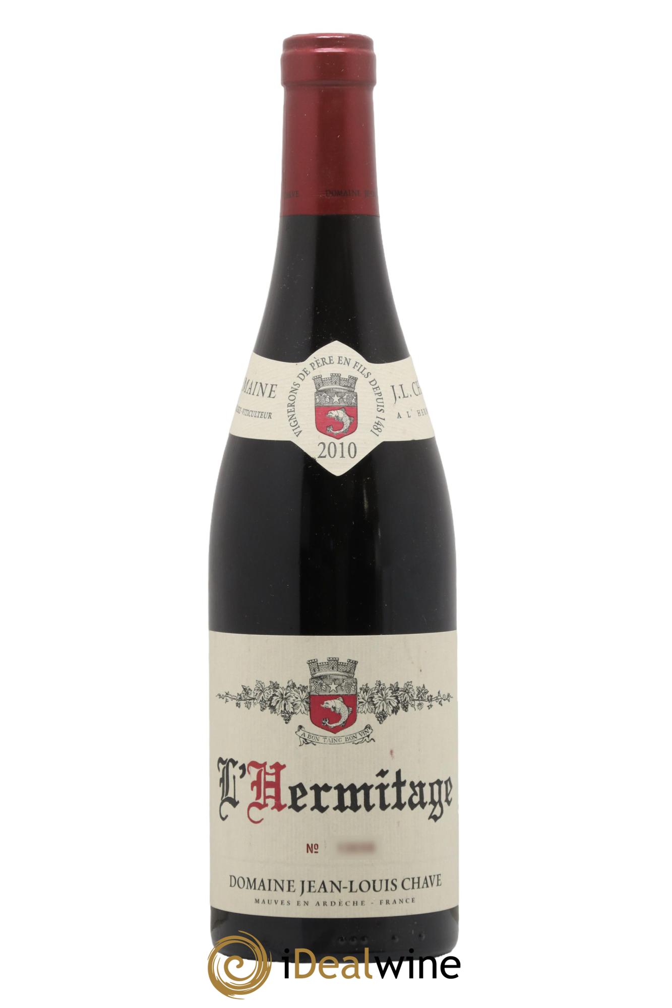 Hermitage Jean-Louis Chave 2010 - Lotto di 1 bottiglia - 0