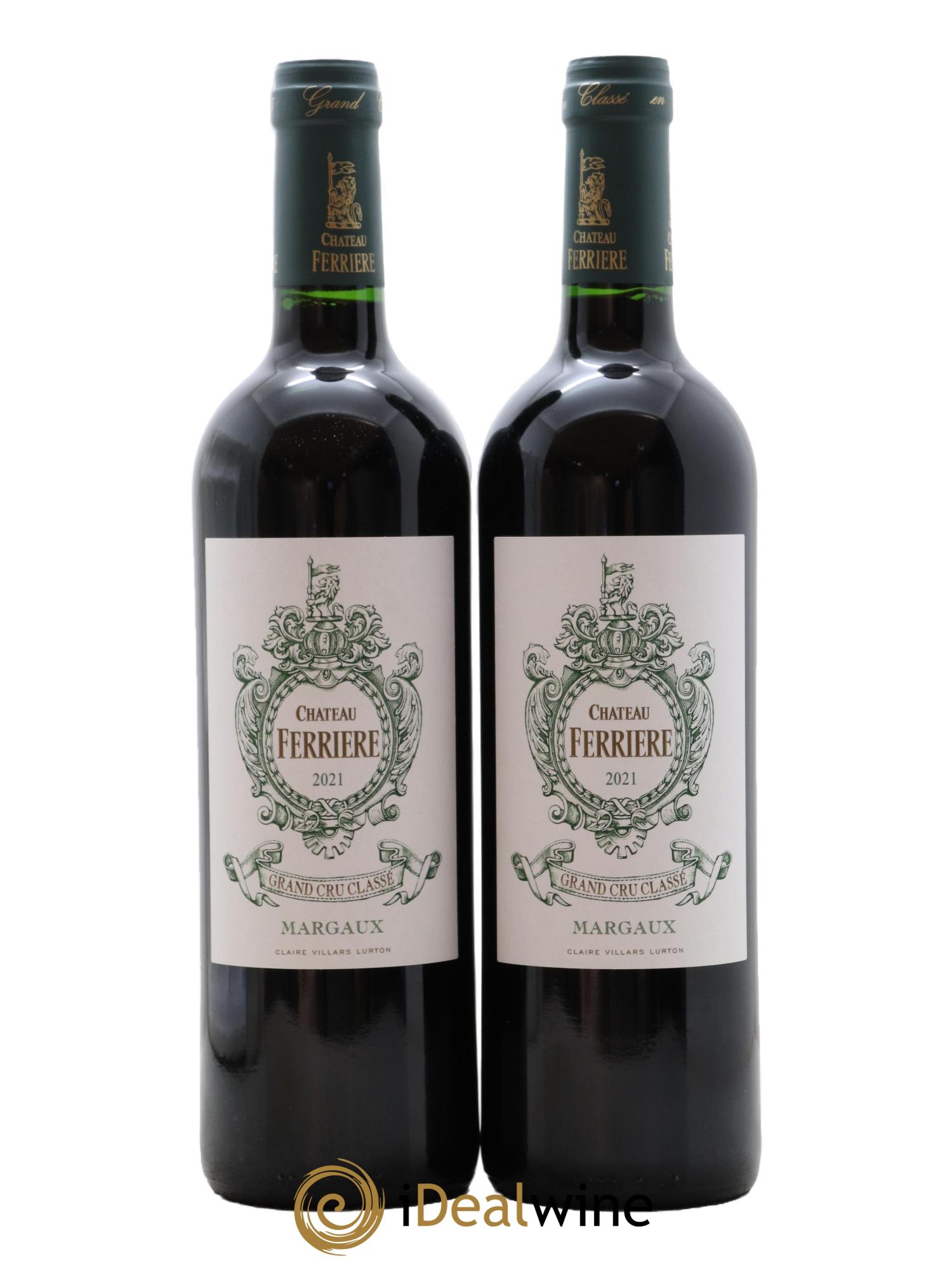 Château Ferrière 3ème Grand Cru Classé 2021 - Lot de 2 bouteilles - 0