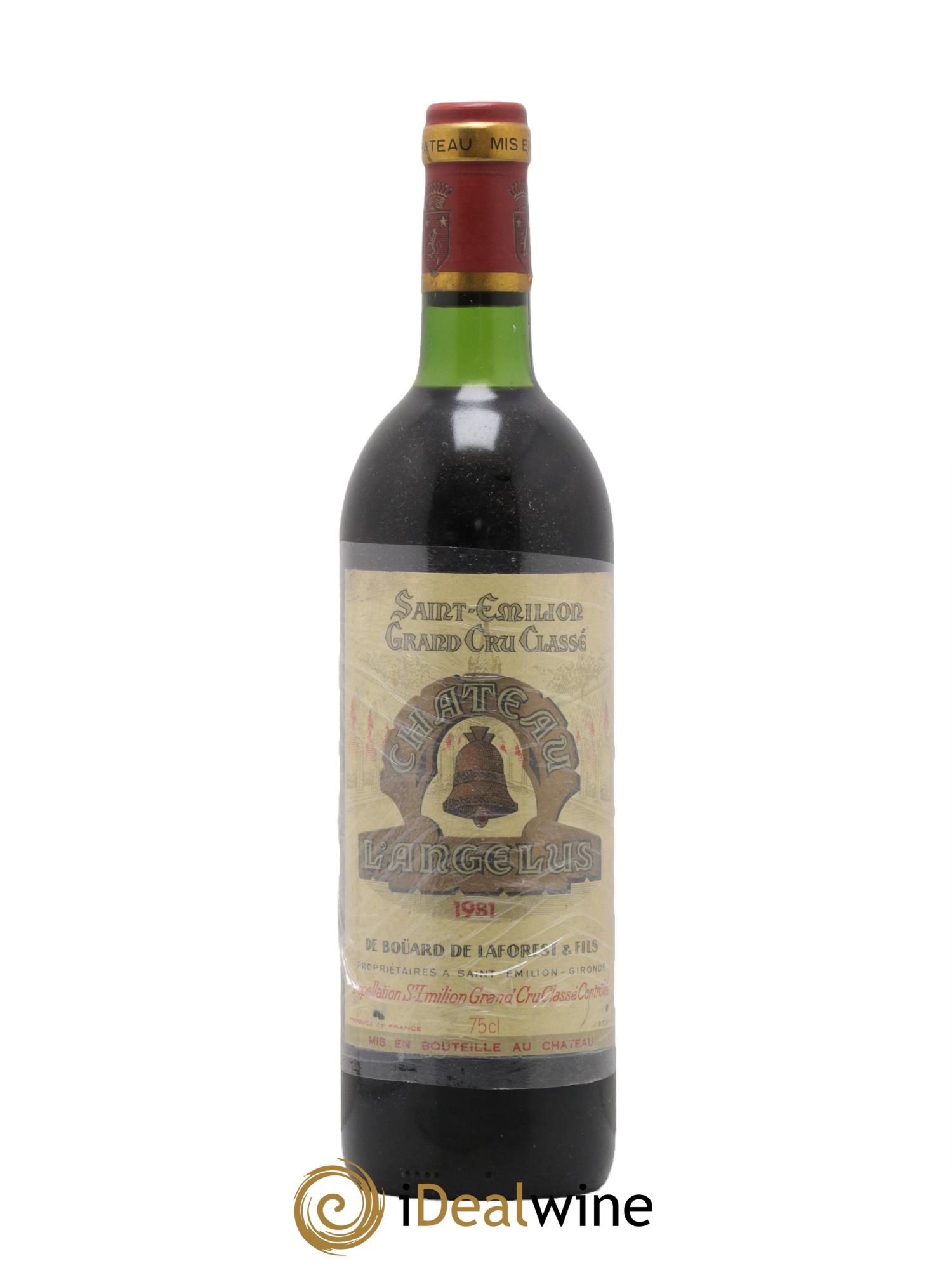 Château Angélus 1er Grand Cru Classé A 1981 - Lot de 1 bouteille - 0