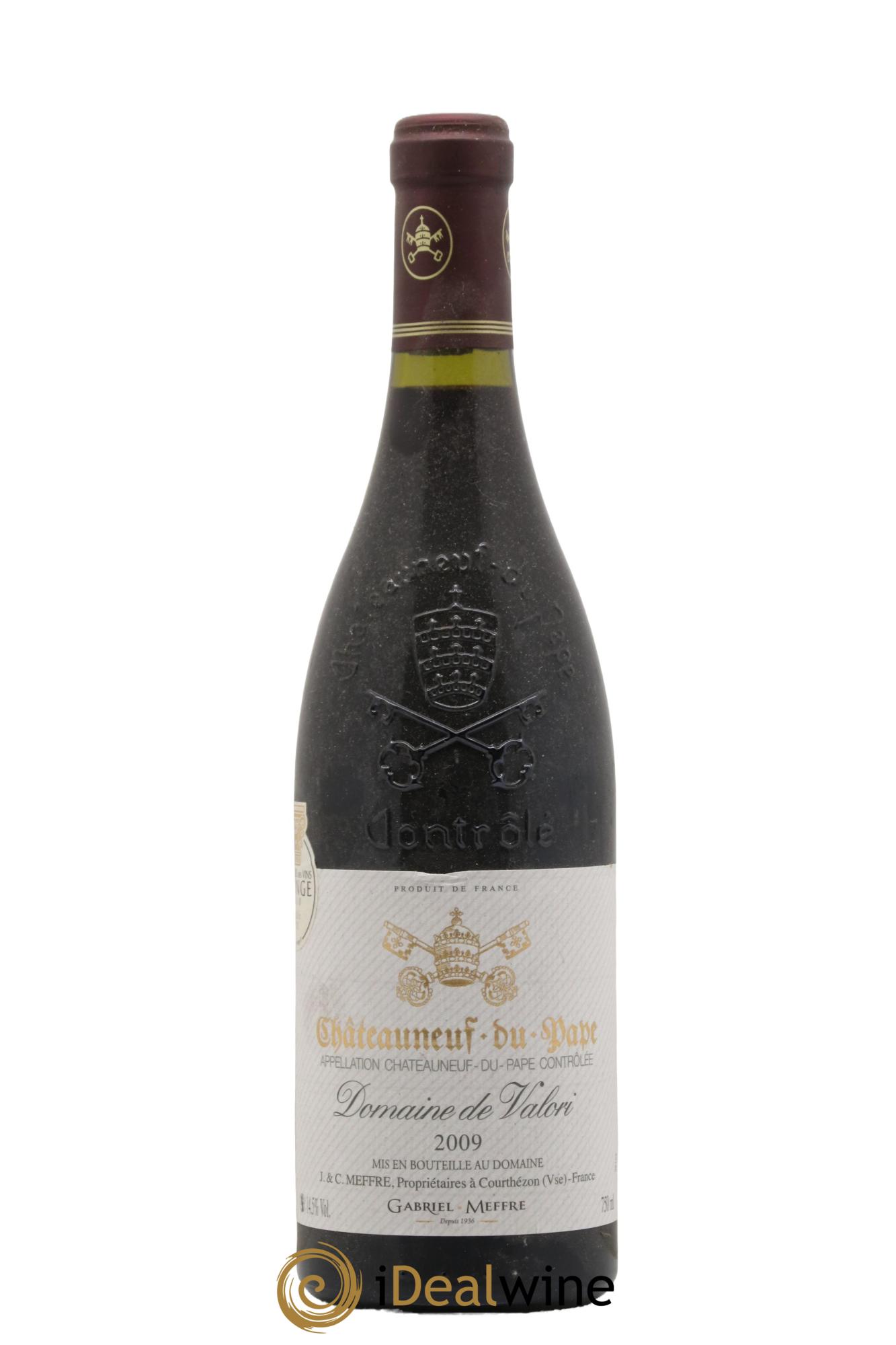 Châteauneuf-du-Pape Domaine de Valori 2009 - Posten von 1 Flasche - 0