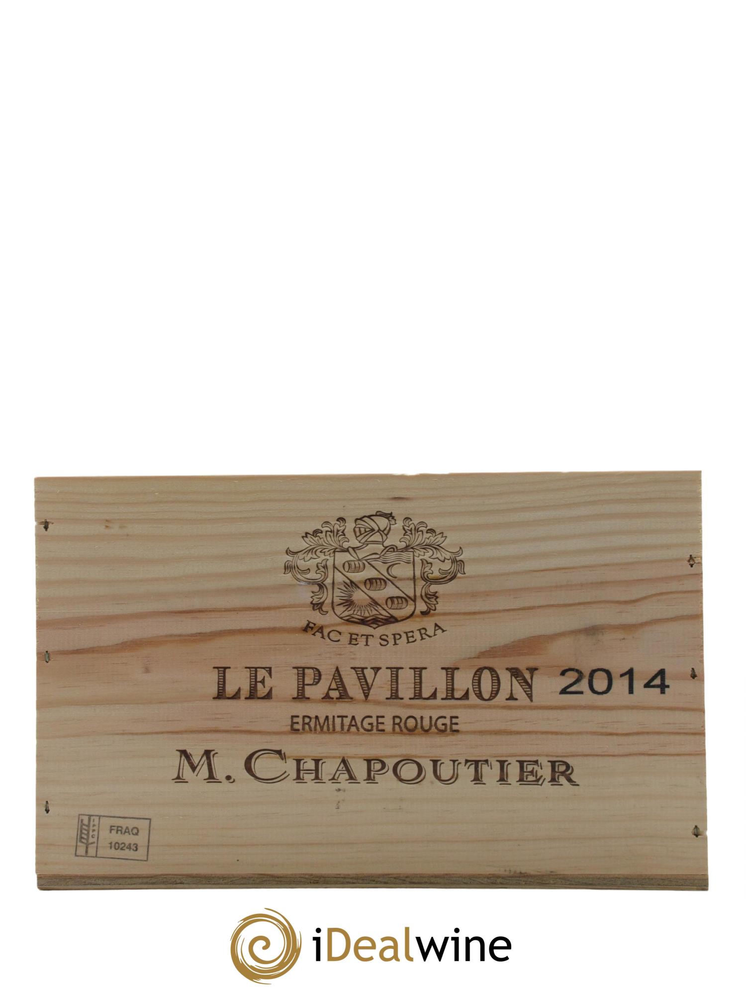 Hermitage Ermitage Le Pavillon Chapoutier 2014 - Posten von 6 Flaschen - 6