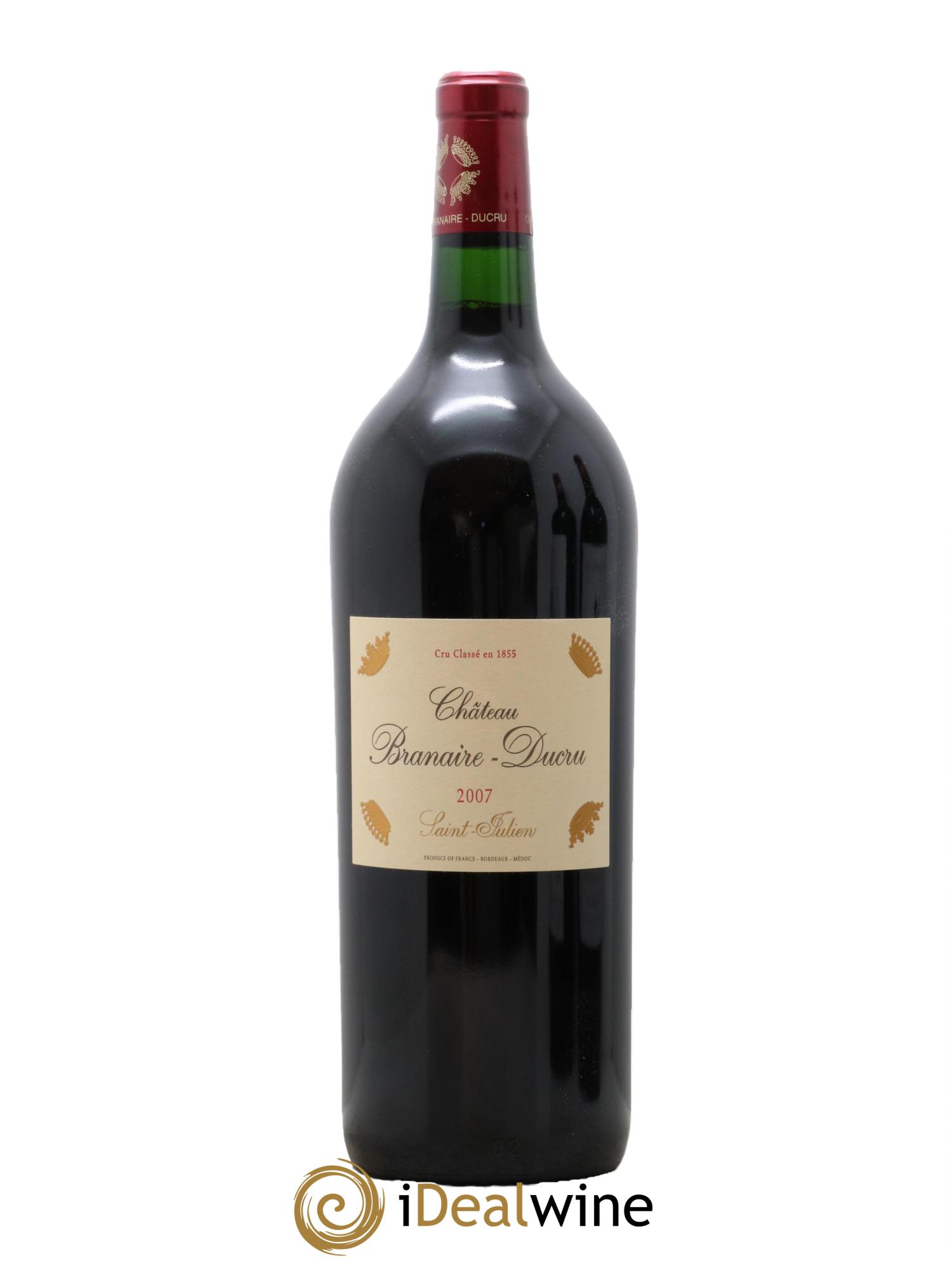 Château Branaire Ducru 4ème Grand Cru Classé 2007 - Posten von 1 Magnum - 0