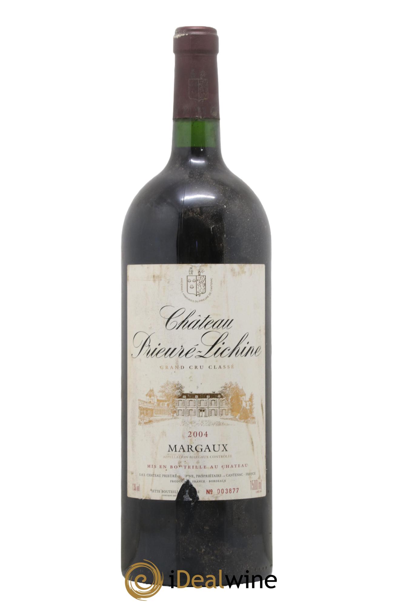 Château Prieuré Lichine 4ème Grand Cru Classé 2004 - Lot de 1 magnum - 0