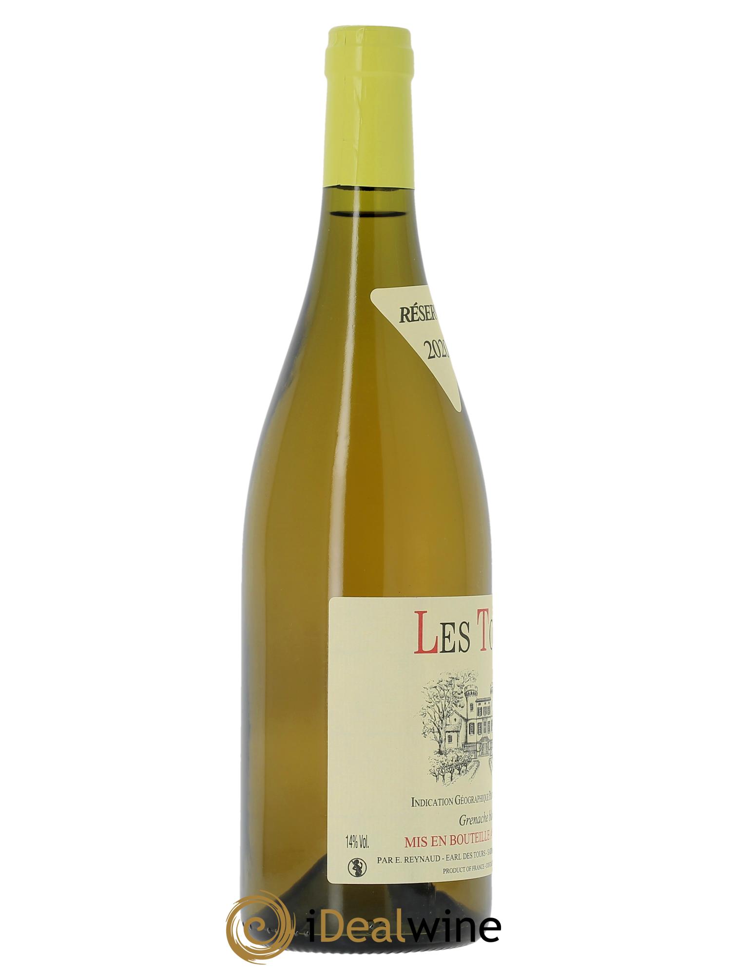 IGP Vaucluse (Vin de Pays de Vaucluse) Les Tours Grenache Blanc Emmanuel Reynaud  2020 - Lot de 1 bouteille - 2