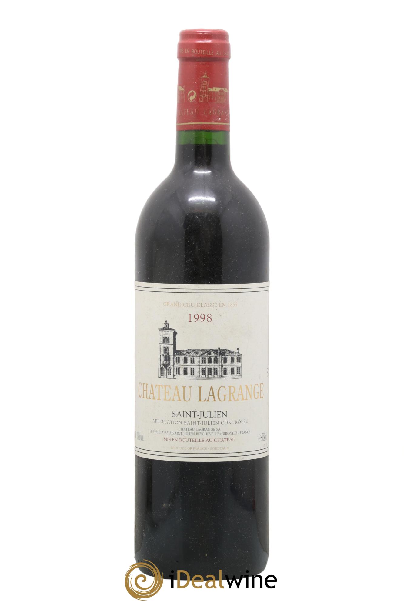 Château Lagrange 3ème Grand Cru Classé 1998 - Lotto di 1 bottiglia - 0