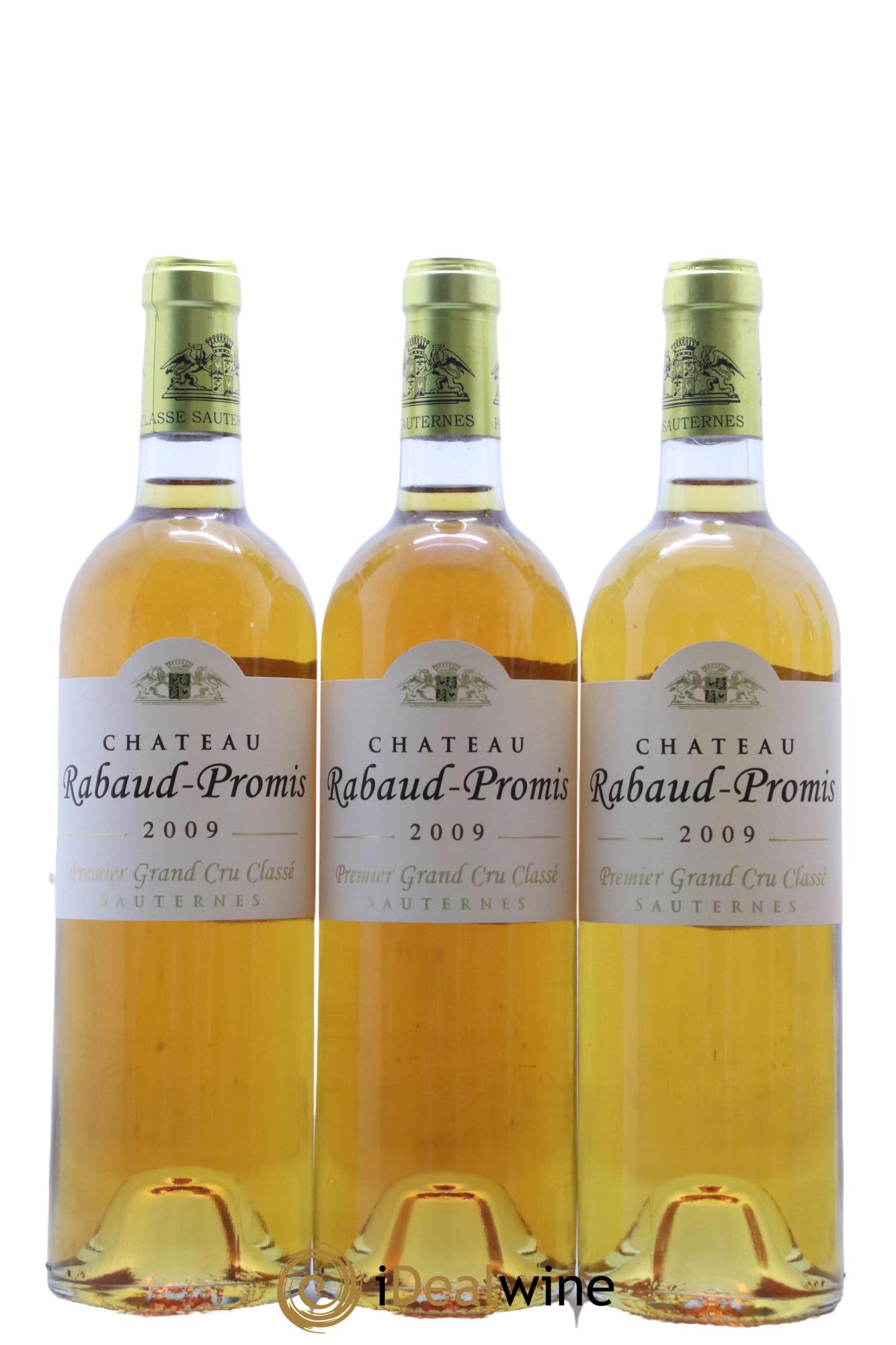 Château Rabaud Promis 1er Grand Cru Classé  2009 - Posten von 6 Flaschen - 1