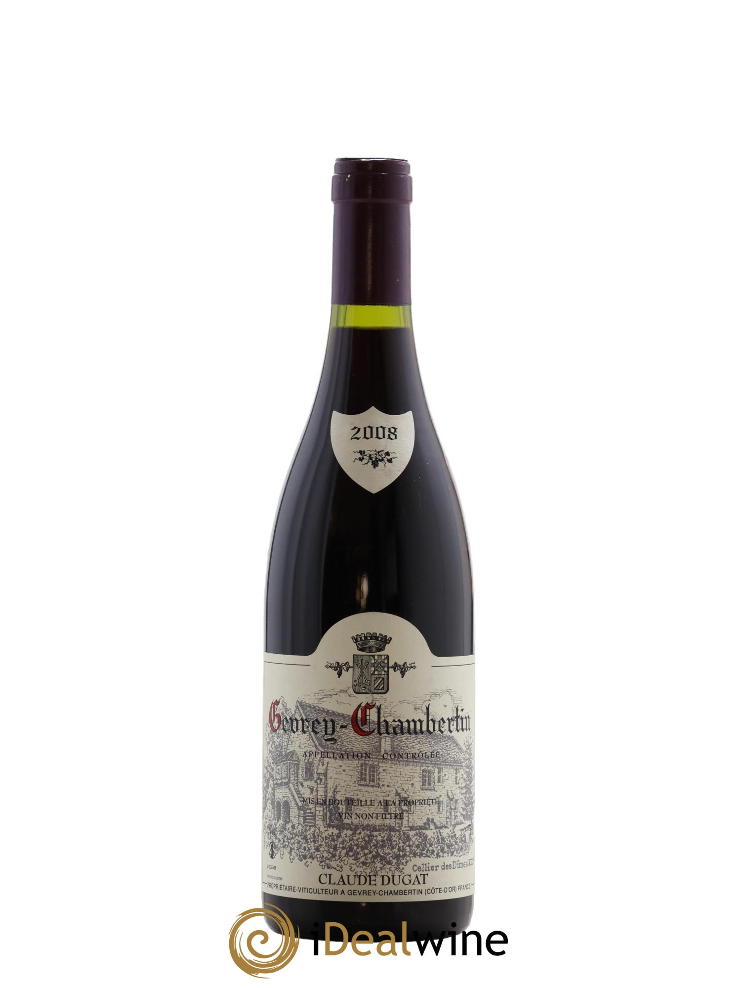 Gevrey-Chambertin Claude Dugat 2008 - Lot de 1 bouteille - 0