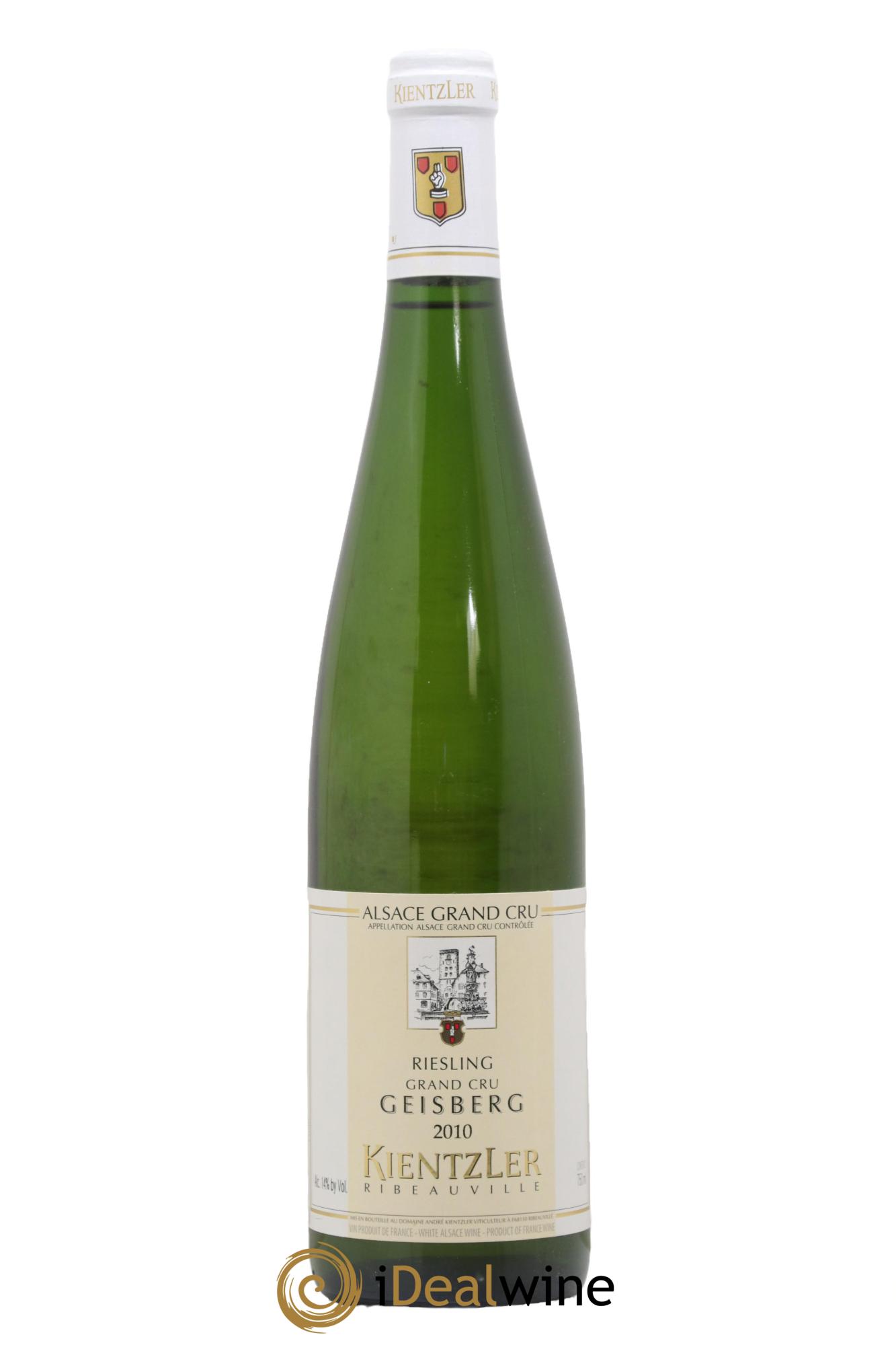 Alsace Riesling Grand Cru Geisberg Kientzler 2010 - Lot of 1 bottle - 0