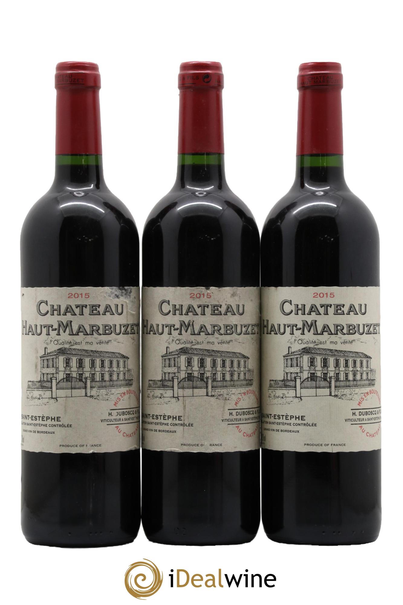 Château Haut Marbuzet 2015 - Posten von 3 Flaschen - 0