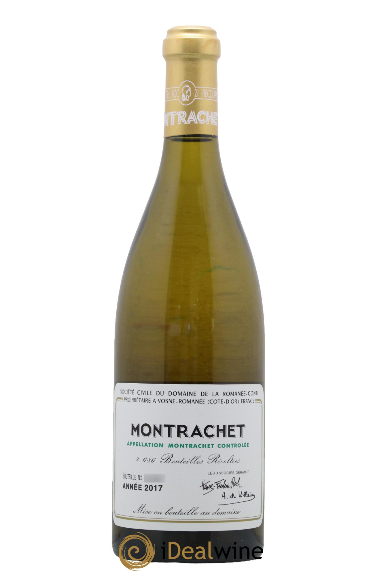 Montrachet Grand Cru Domaine de la Romanée-Conti 2017 - Lot de 1 bouteille - 0