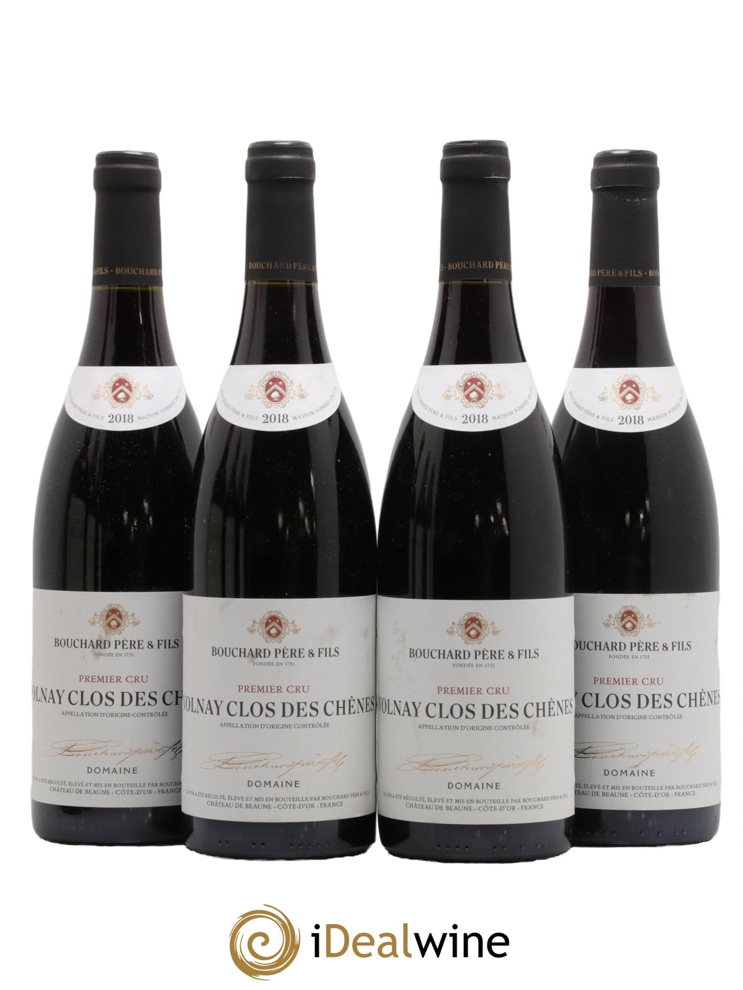 Volnay 1er Cru Clos des Chênes Bouchard Père & Fils  2018 - Lot de 4 bouteilles - 0