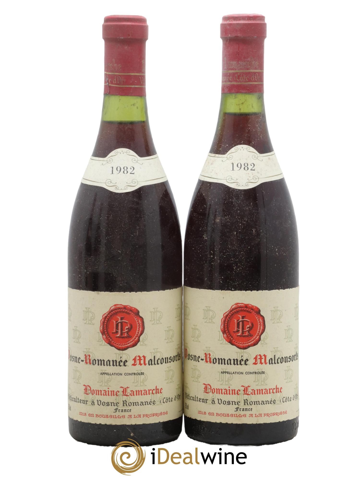 Vosne-Romanée 1er Cru Les Malconsorts Lamarche (Domaine) 1982 - Posten von 2 Flaschen - 0