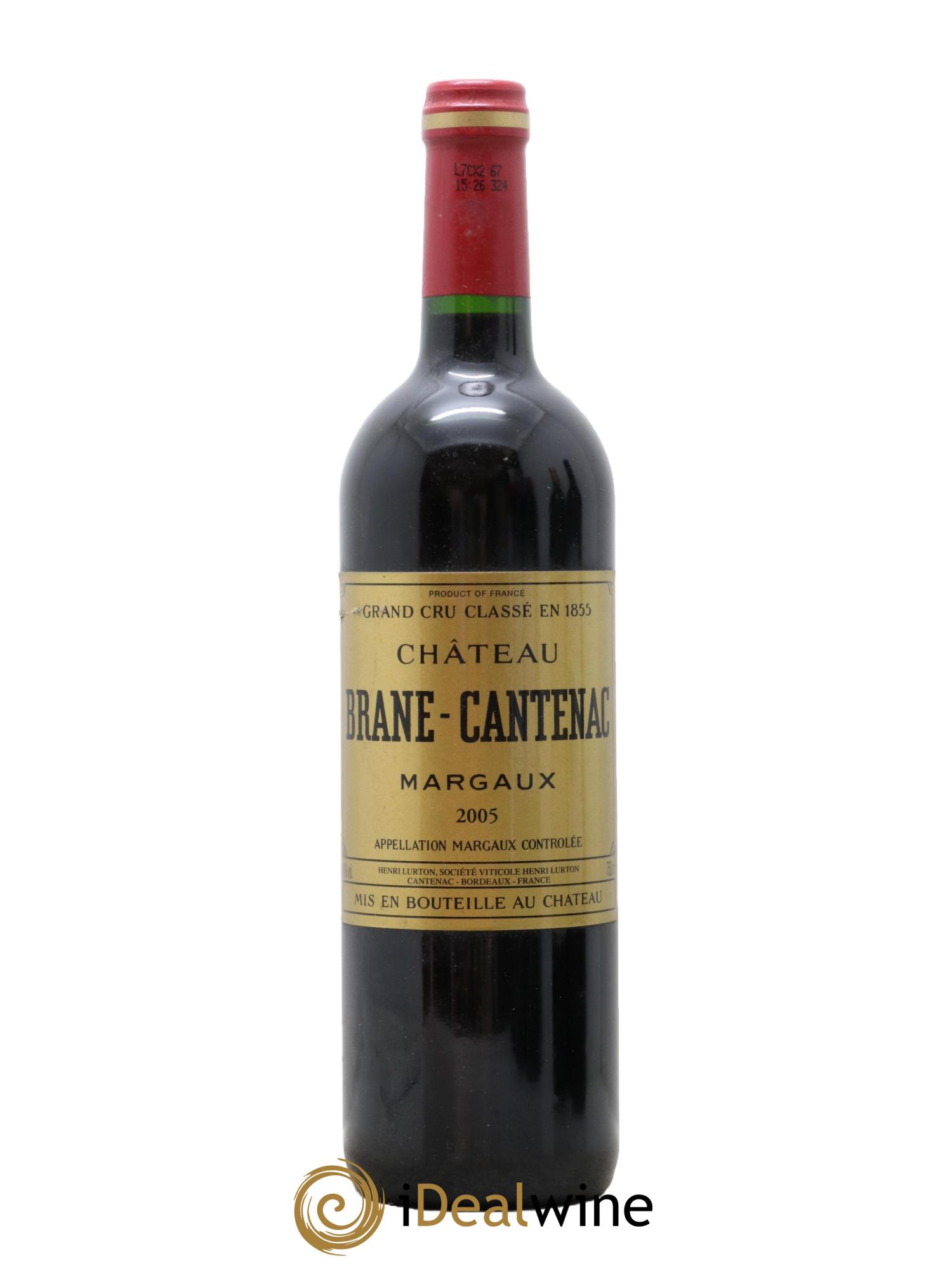 Château Brane Cantenac 2ème Grand Cru Classé 2005 - Lot de 1 bouteille - 0