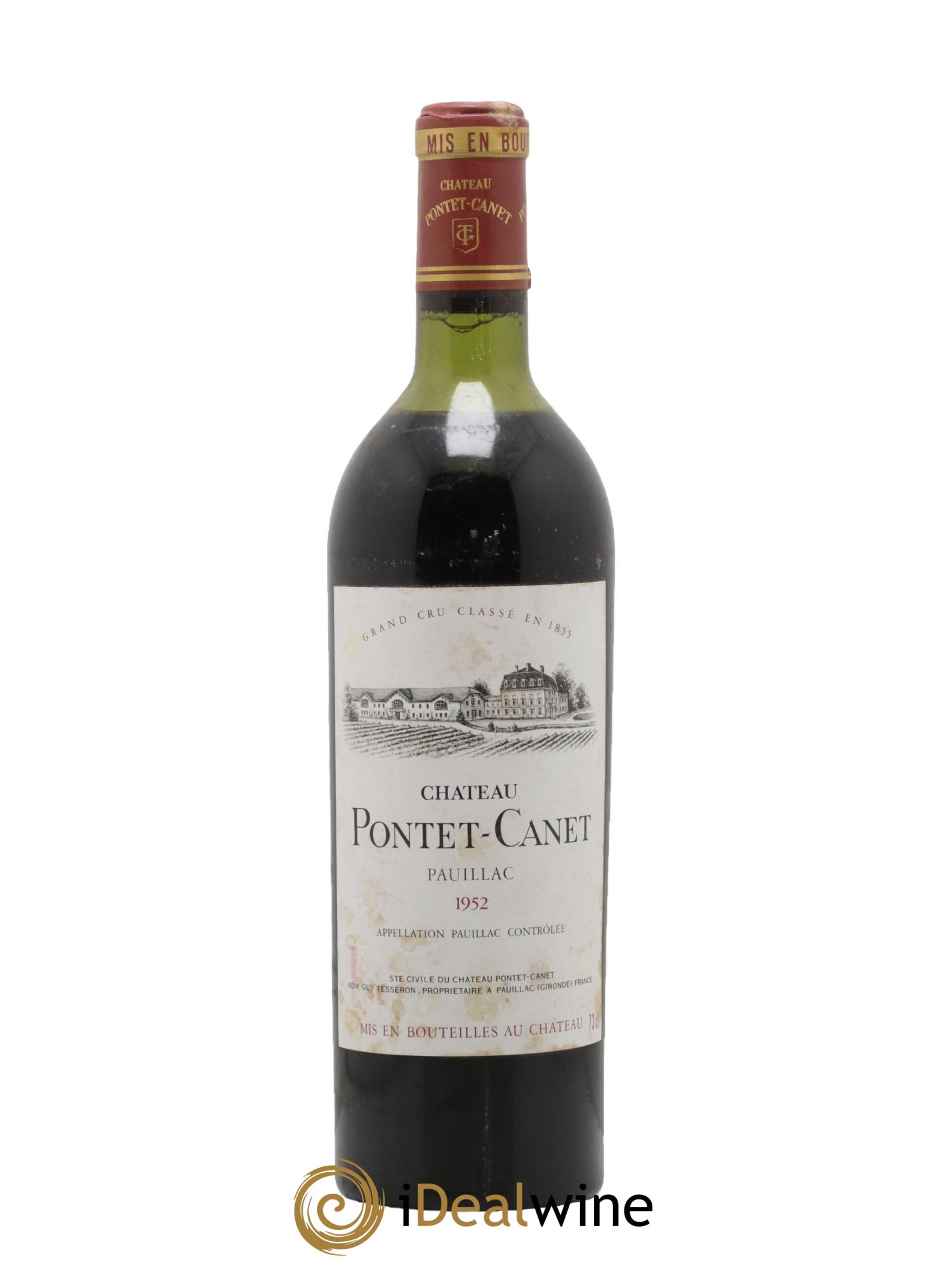 Château Pontet Canet 5ème Grand Cru Classé 1952 - Lot of 1 bottle - 0