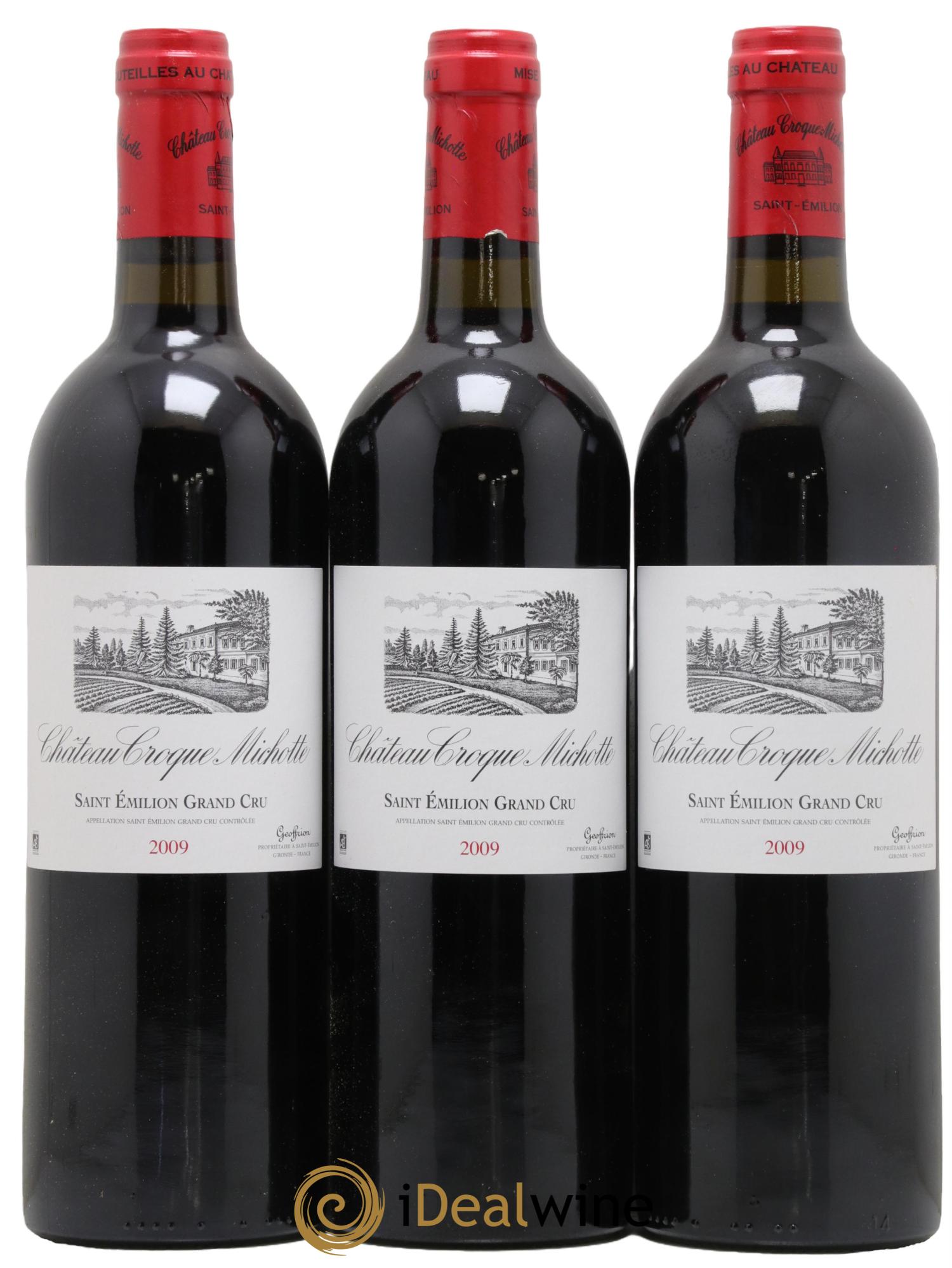 Château Croque Michotte 2009 - Lotto di 12 bottiglie - 3