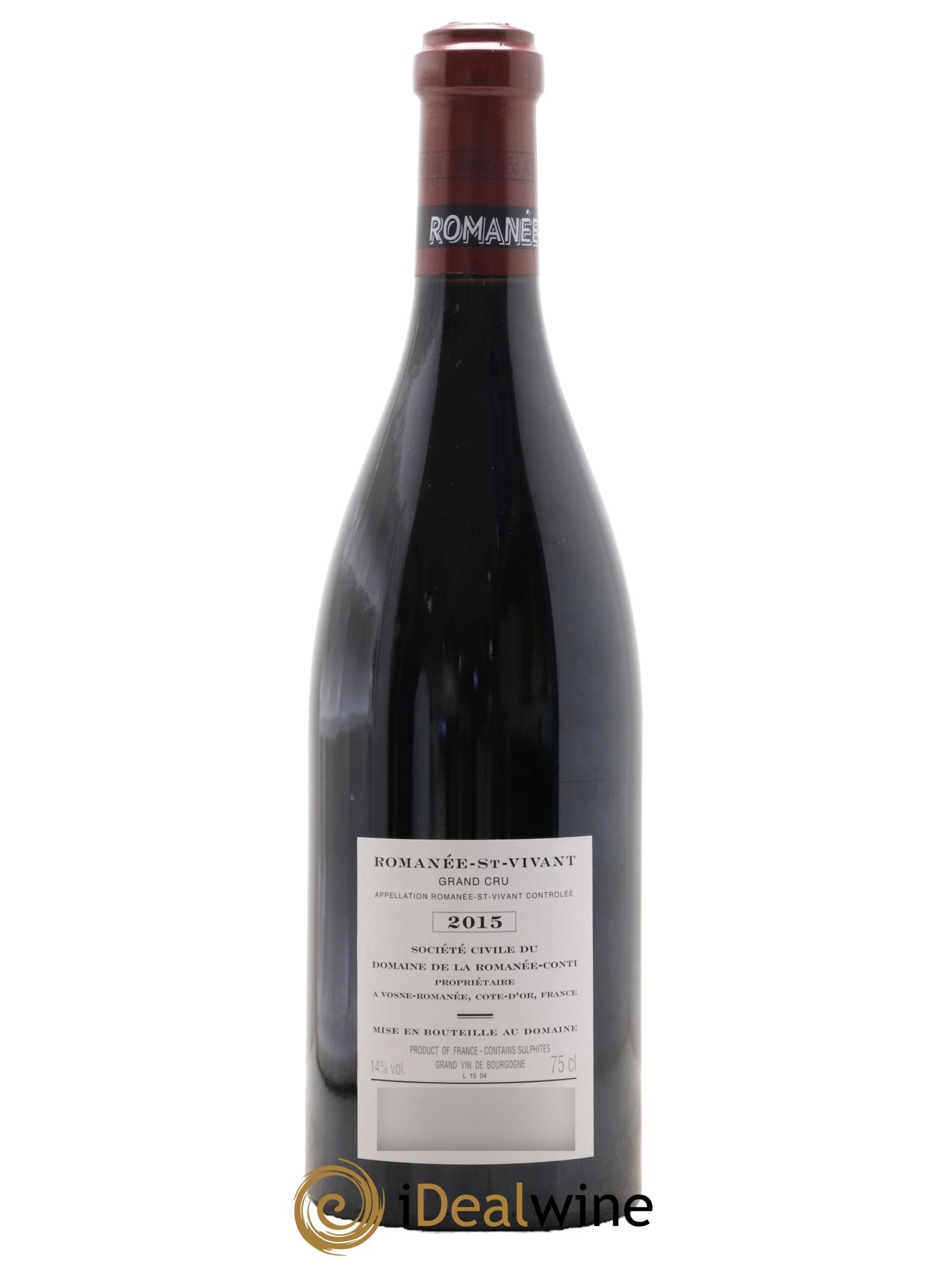 Romanée-Saint-Vivant Grand Cru Domaine de la Romanée-Conti  2015 - Posten von 1 Flasche - 1