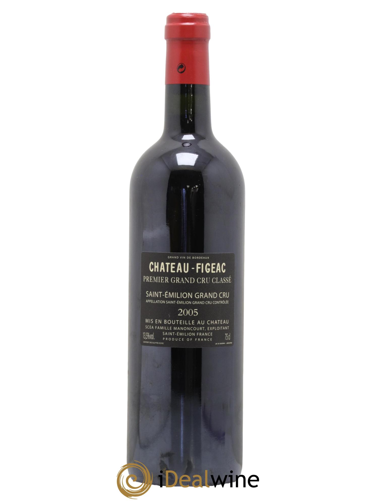 Château Figeac 1er Grand Cru Classé A 2005 - Lotto di 1 bottiglia - 1