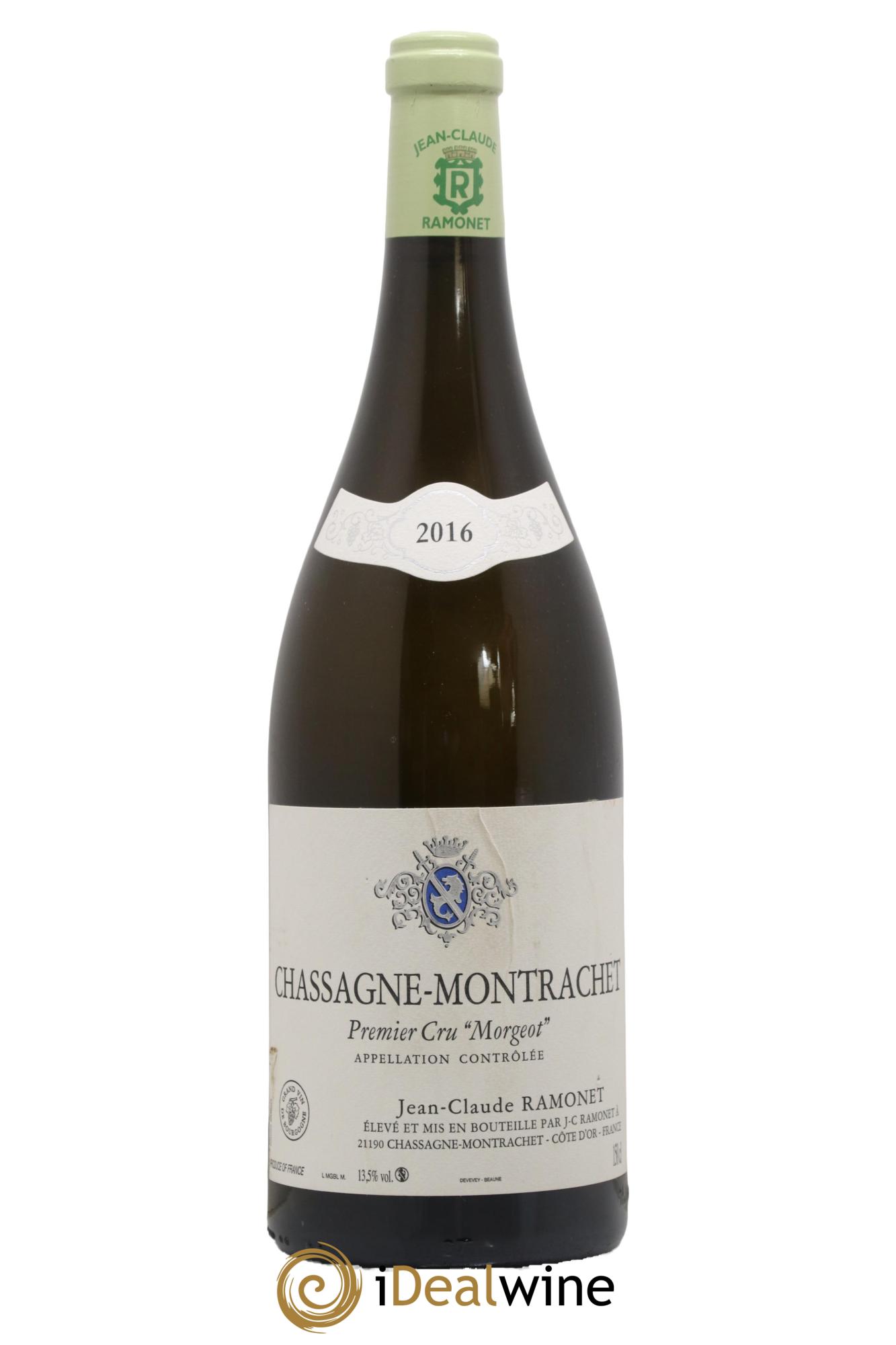 Chassagne-Montrachet 1er Cru Morgeot Ramonet (Domaine) 2016 - Posten von 1 Magnum - 0